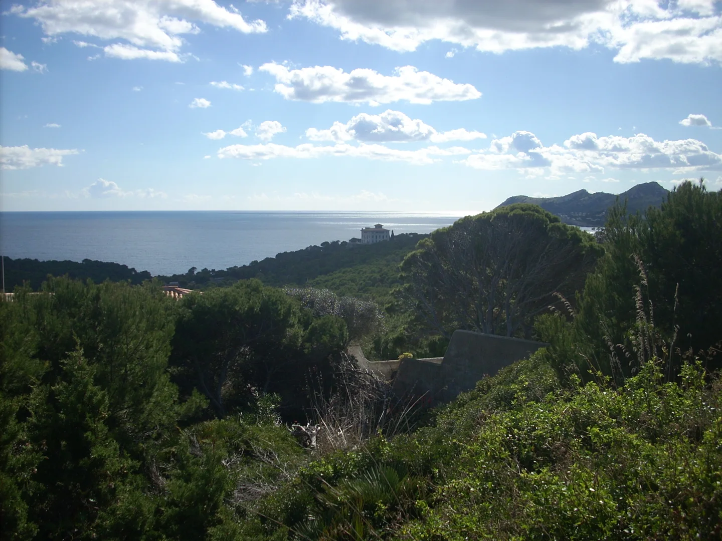 plot of land with stunning sea view in Cala Ratjada