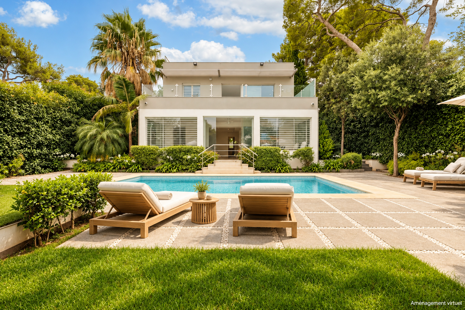 Villa mit Meerblick am Cap Martin