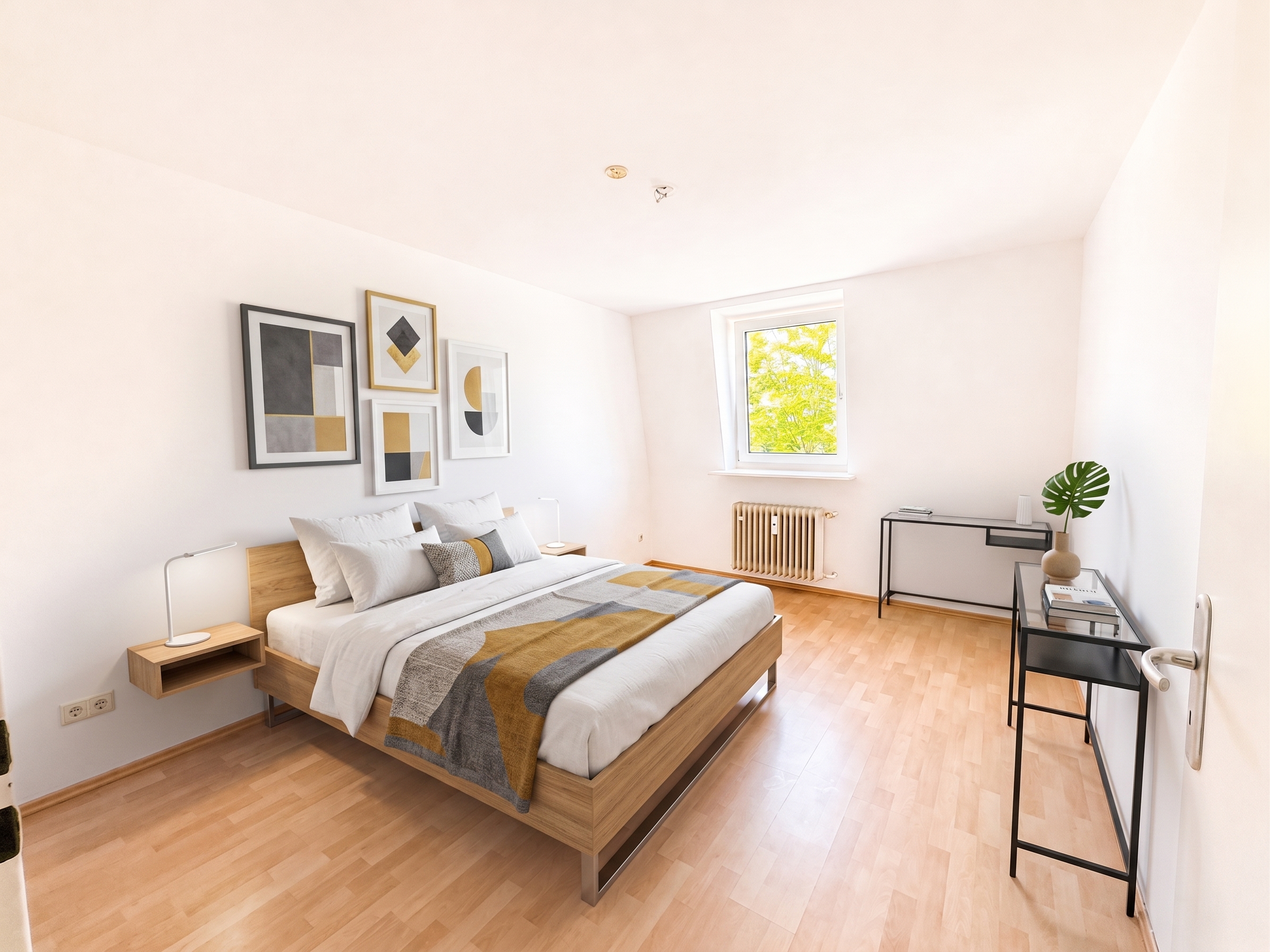 Freundliche 3-Zimmer-Wohnung mit Einbauküche