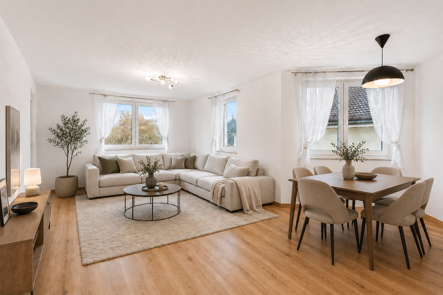 Helle und geräumige 4-Zimmer-Wohnung mit guter Aufteilung - Schwabing-Freimann (U6)