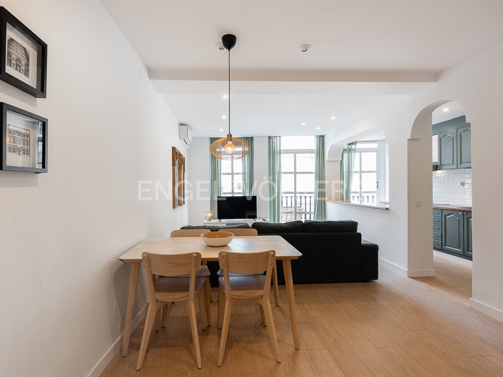 Sunny apartment in El Carmen for short term