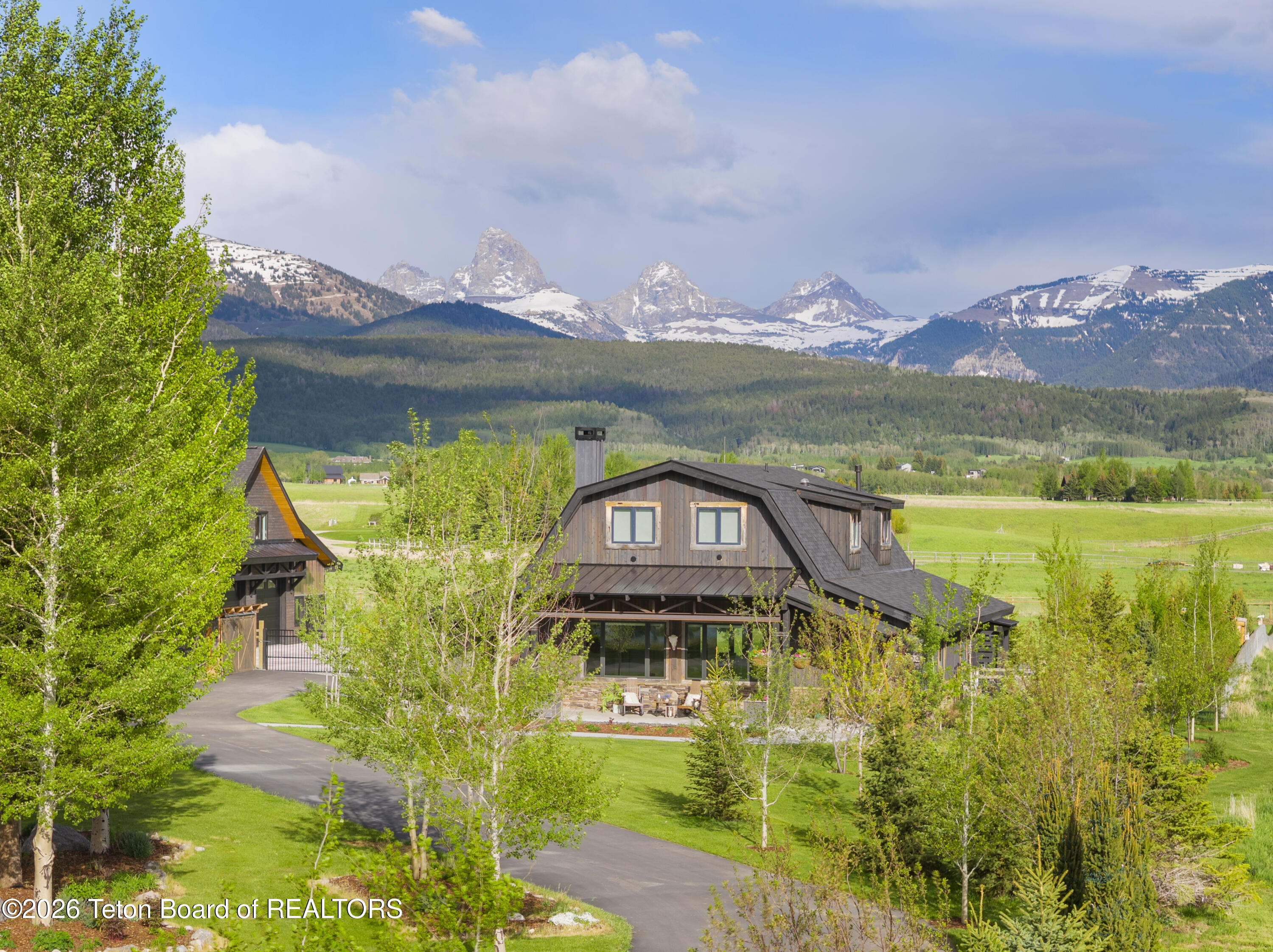 Unrivaled Teton Views and High-End Luxury Interiors