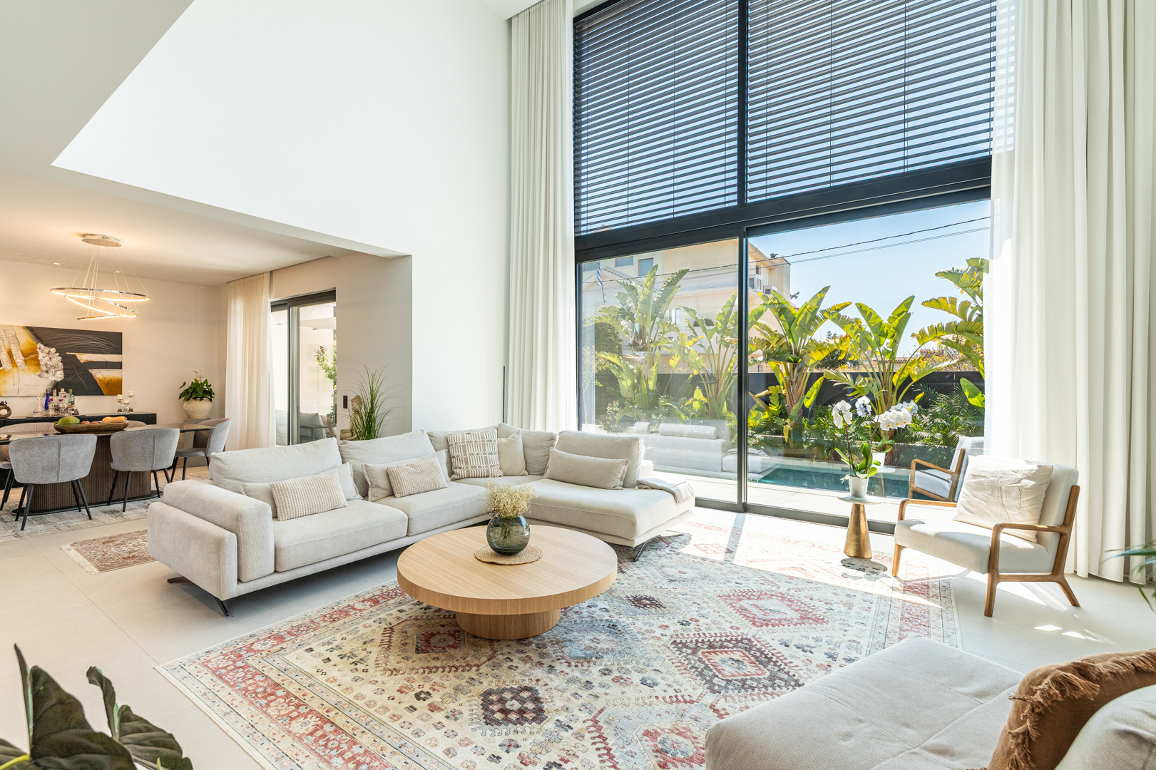 Uniquely stylish and luxurious newly built villa with pool in Varkiza