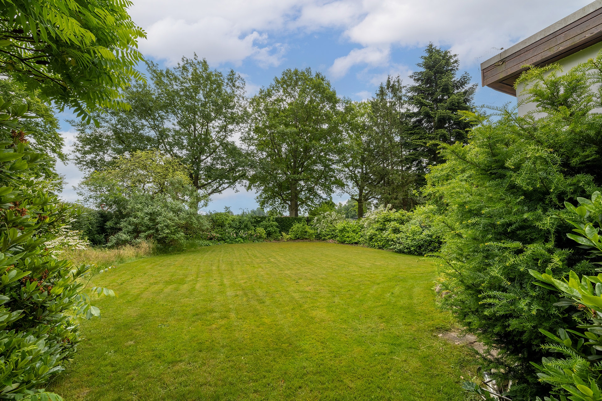 Vis-à-vis von Wiesen und Feldern: Teilbares 1294 m² Traumgrundstück mit Altbestand