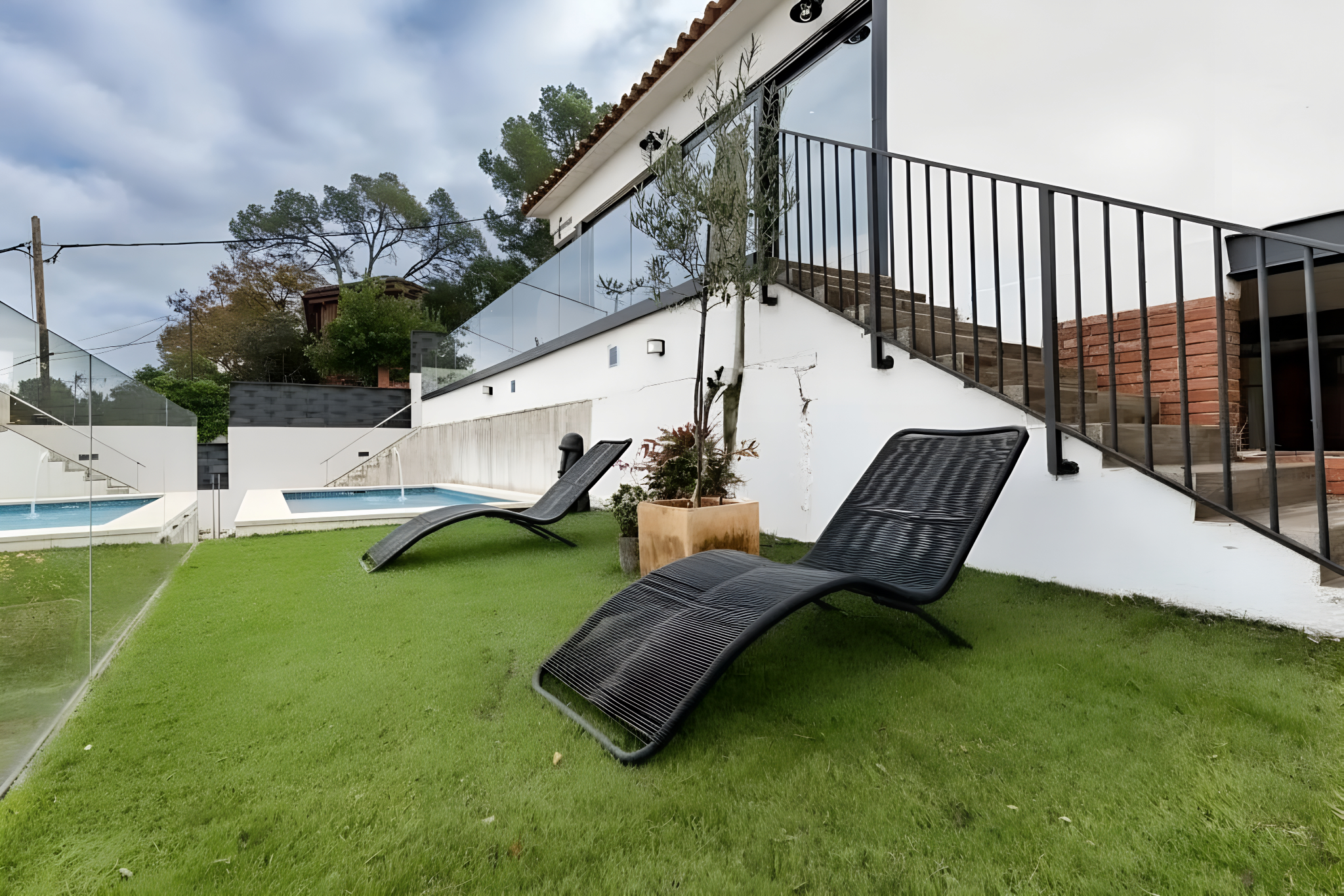 Modern and comfortable house with pool and spectacular views in Valldoreix