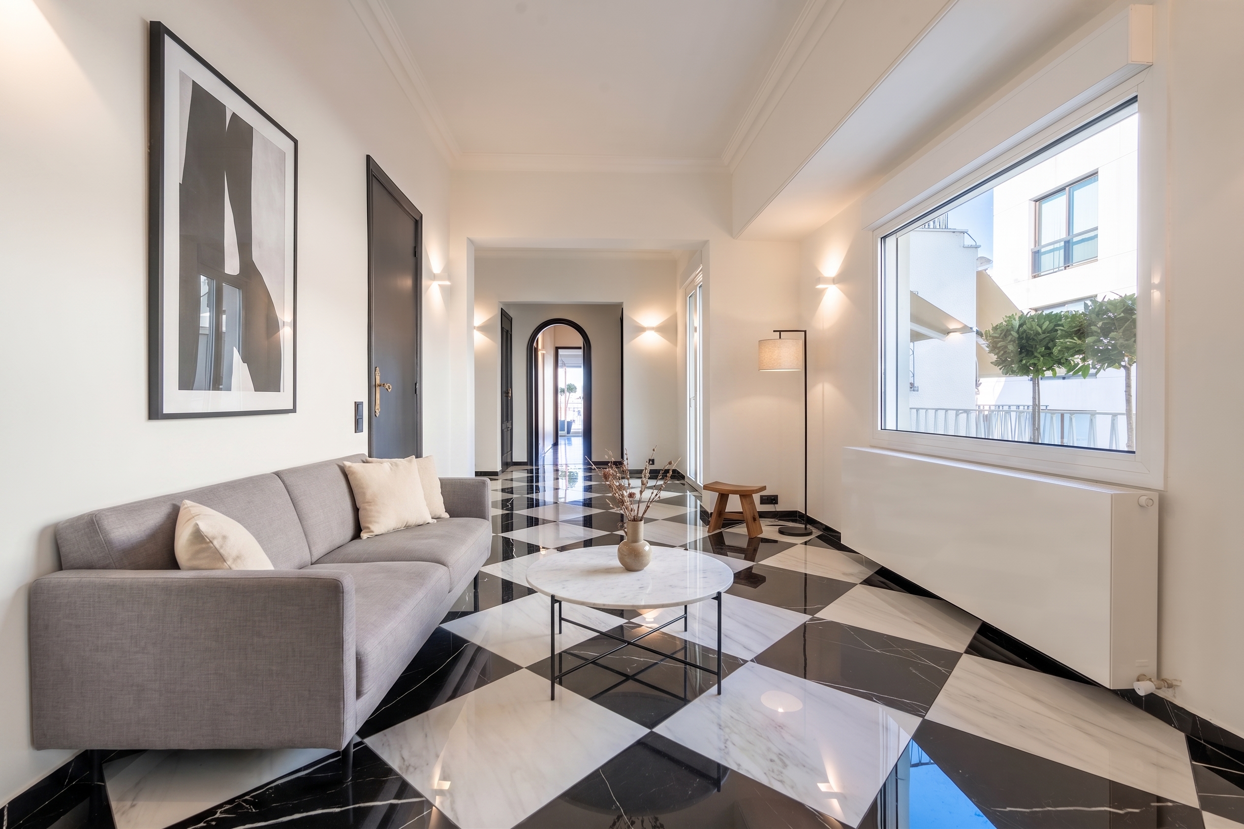 Prestigious fully renovated apartment with Acropolis view in Kolonaki [AI-modified]