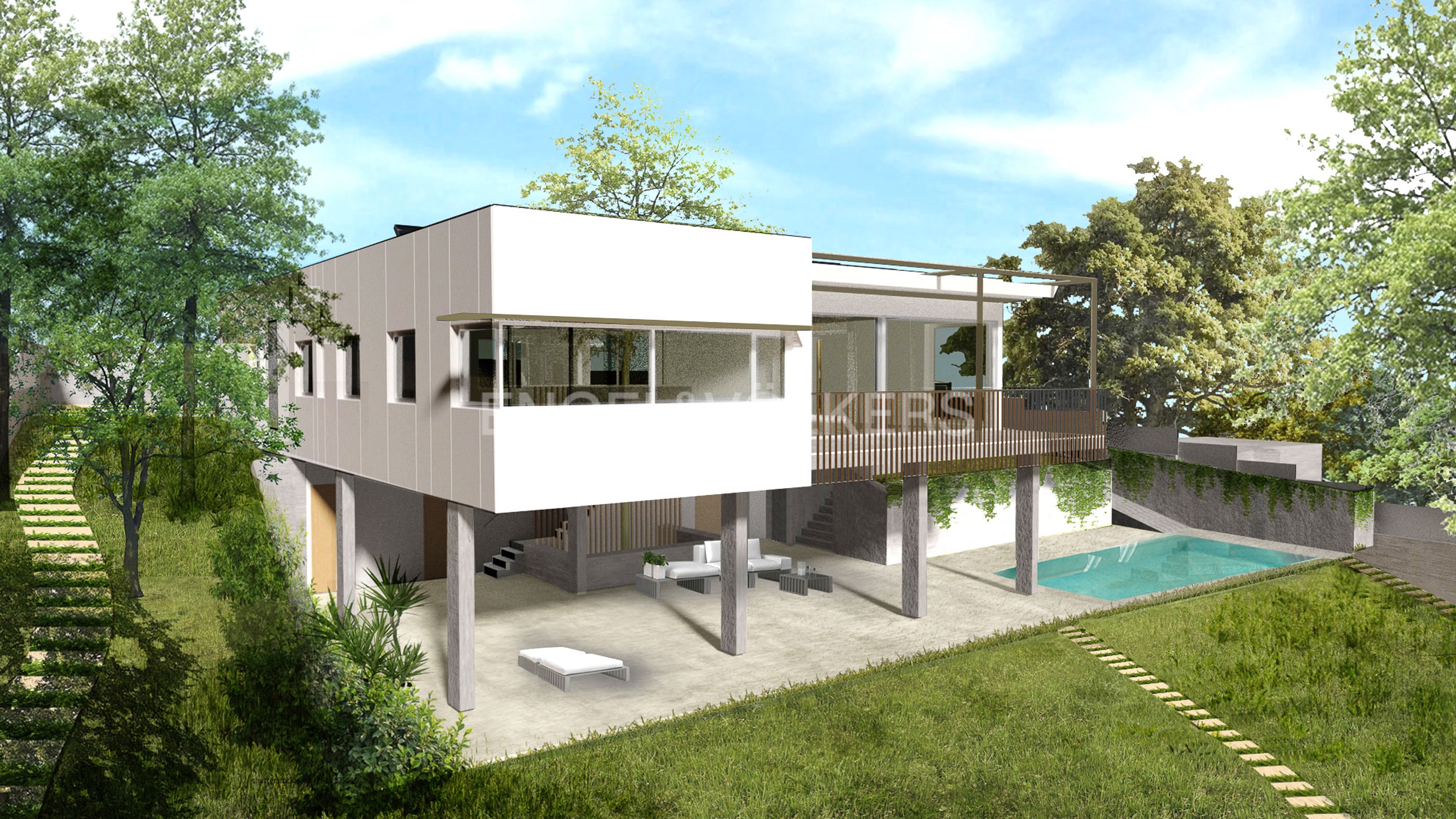 Magnificent plot with avant-garde project
