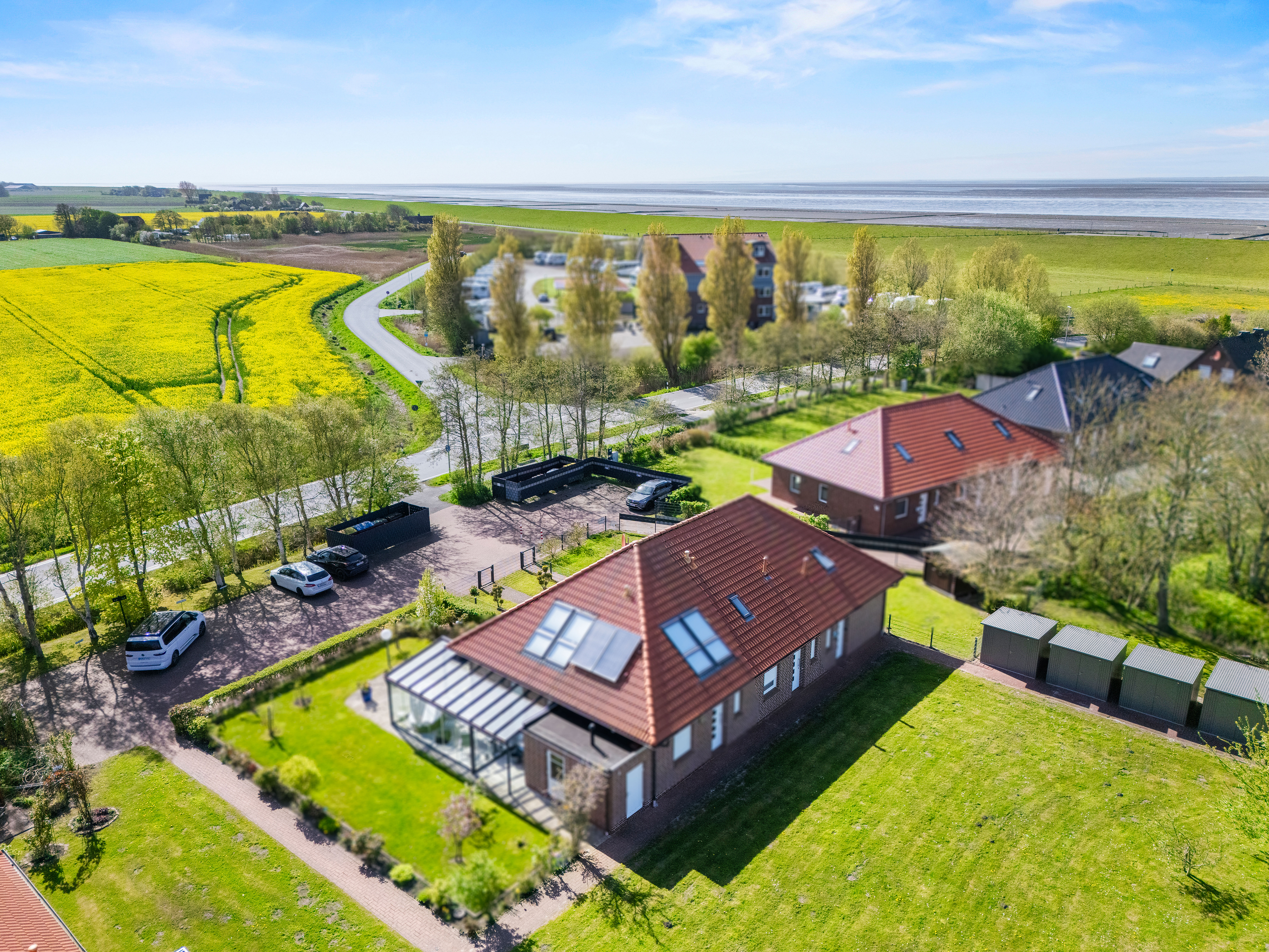 Nordseeidylle – Reihenmittelhaus nur wenige Schritte vom Deich entfernt