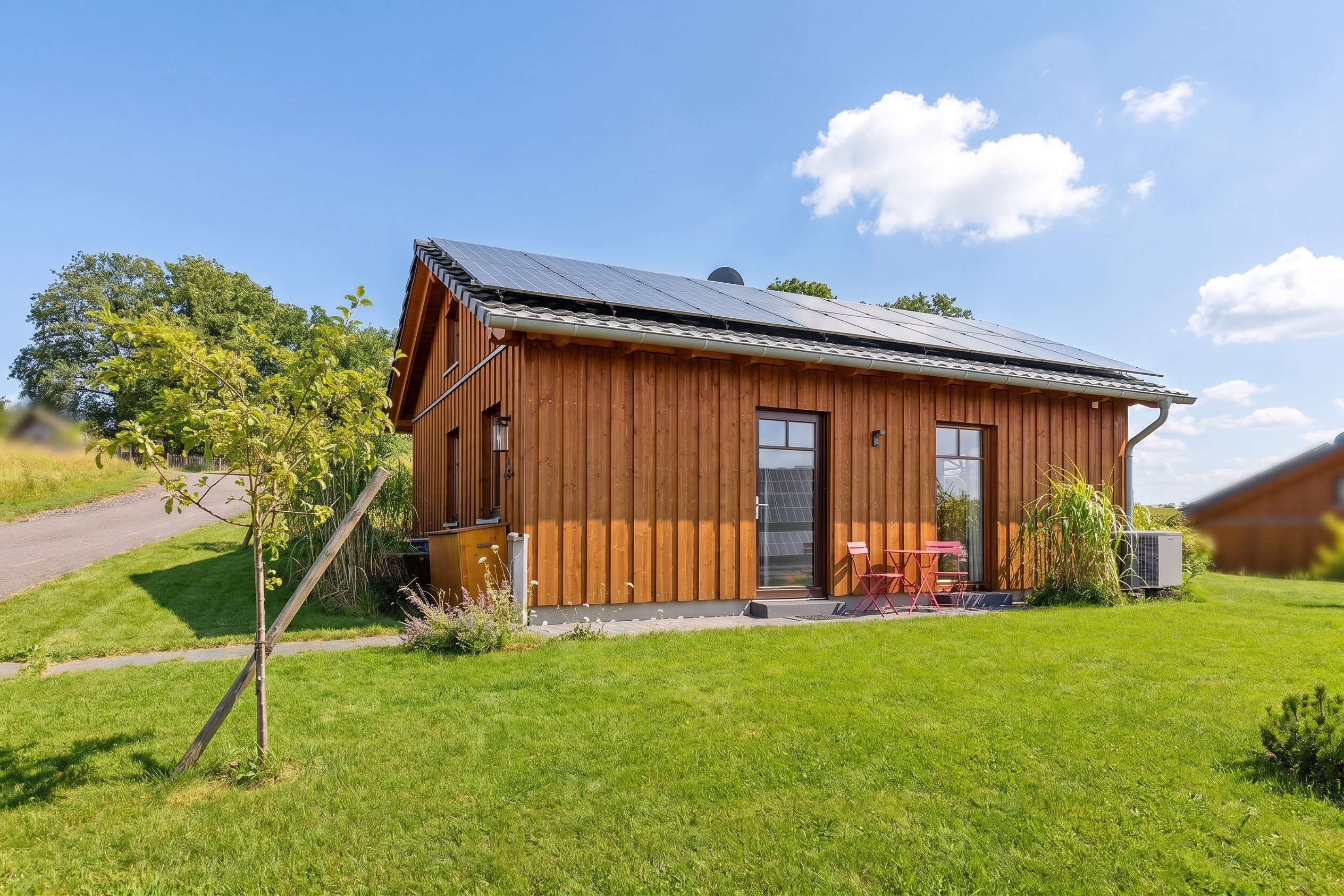Compact luxury in nature: “Alp” chalet with high-quality amenities [AI-modified]