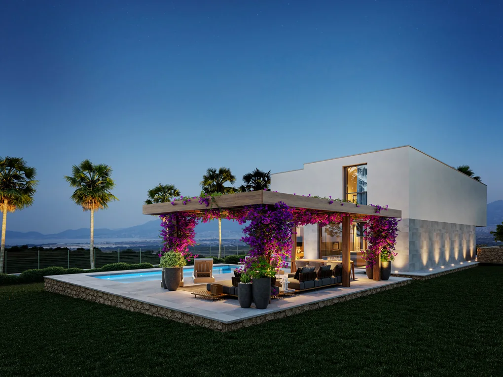 Luxurious development in Son Gual overlooking the sea