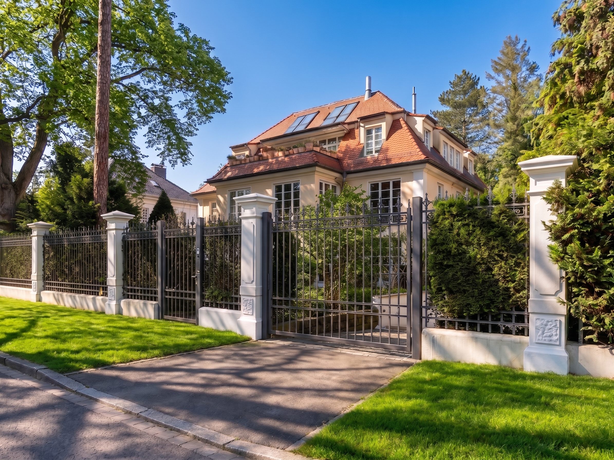 ***Grunewald - Luxus-Etagenwohnung mit Aufzug, Klima, Kamin, SPA und Tiefgarage*** [KI-modifiziert]