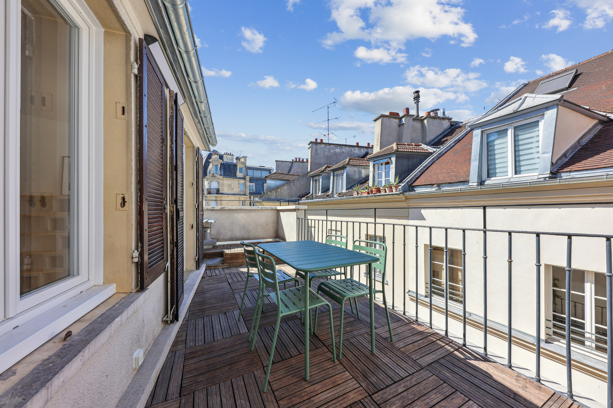 Furnished 3-room apartment with terrace - Saint Opportune