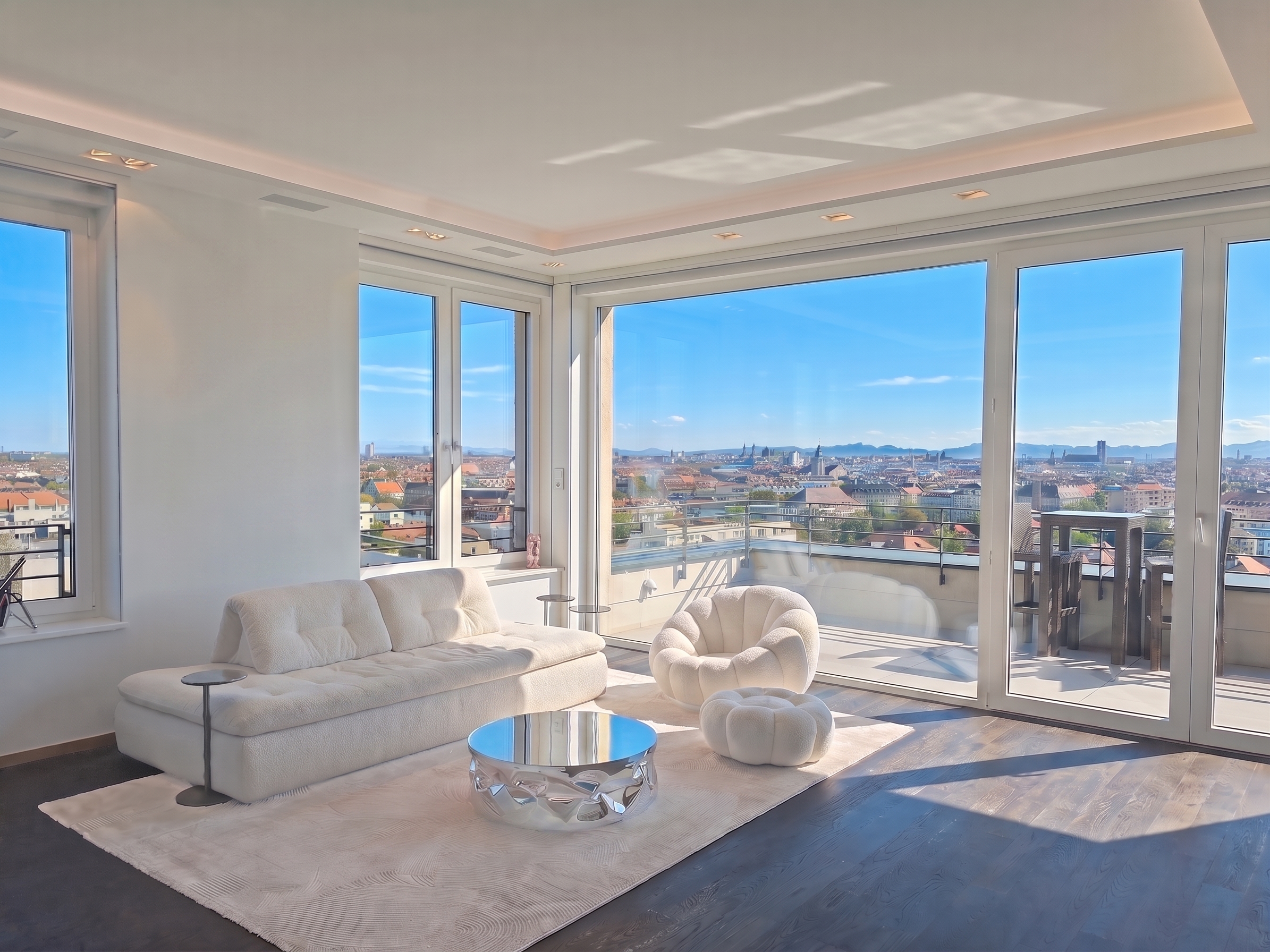 Rarität! The Cubello Penthouse in Schwabing-West mit ikonischem Stadtblick