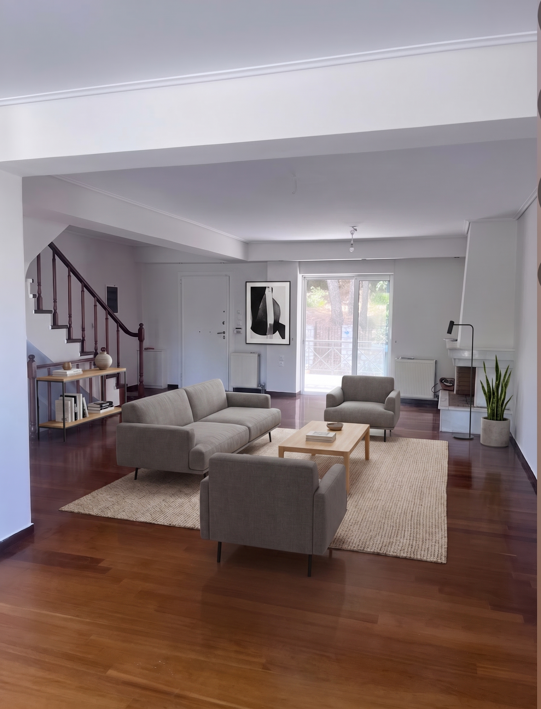 Luxurious detached house with panoramic views in Agios Stefanos [AI-modified]
