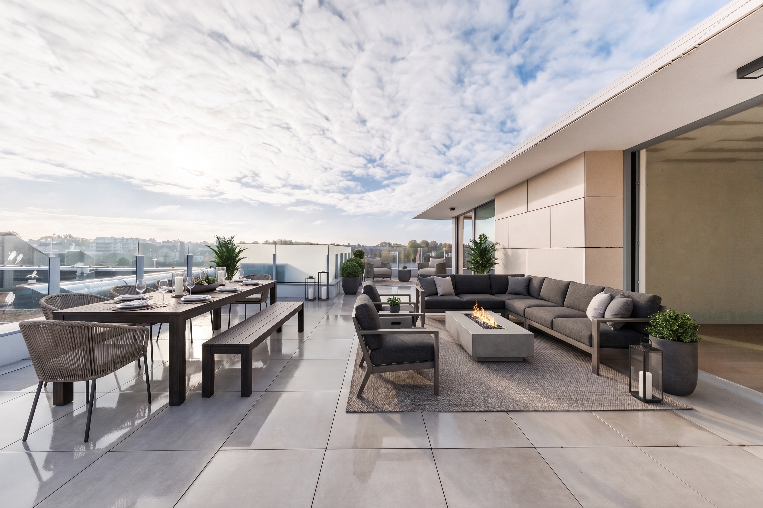 Splendide penthouse neuf en plein centre de Braine-l'Alleud