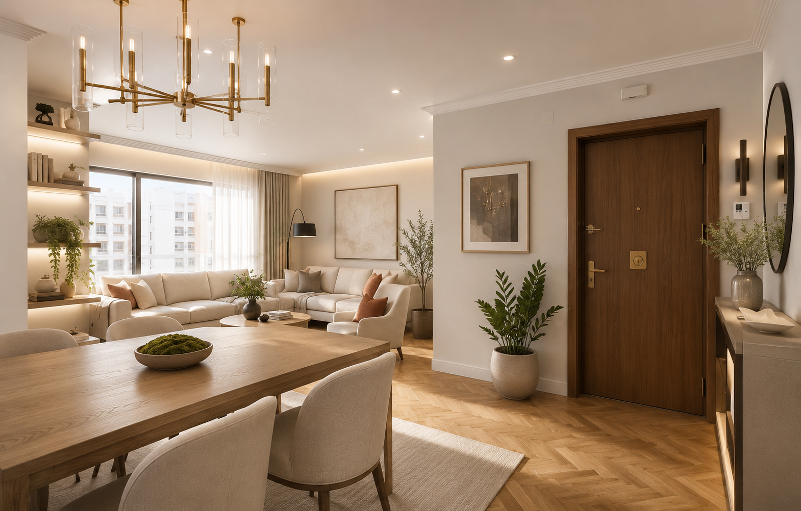 Bright and spacious apartment near Sainz de Baranda