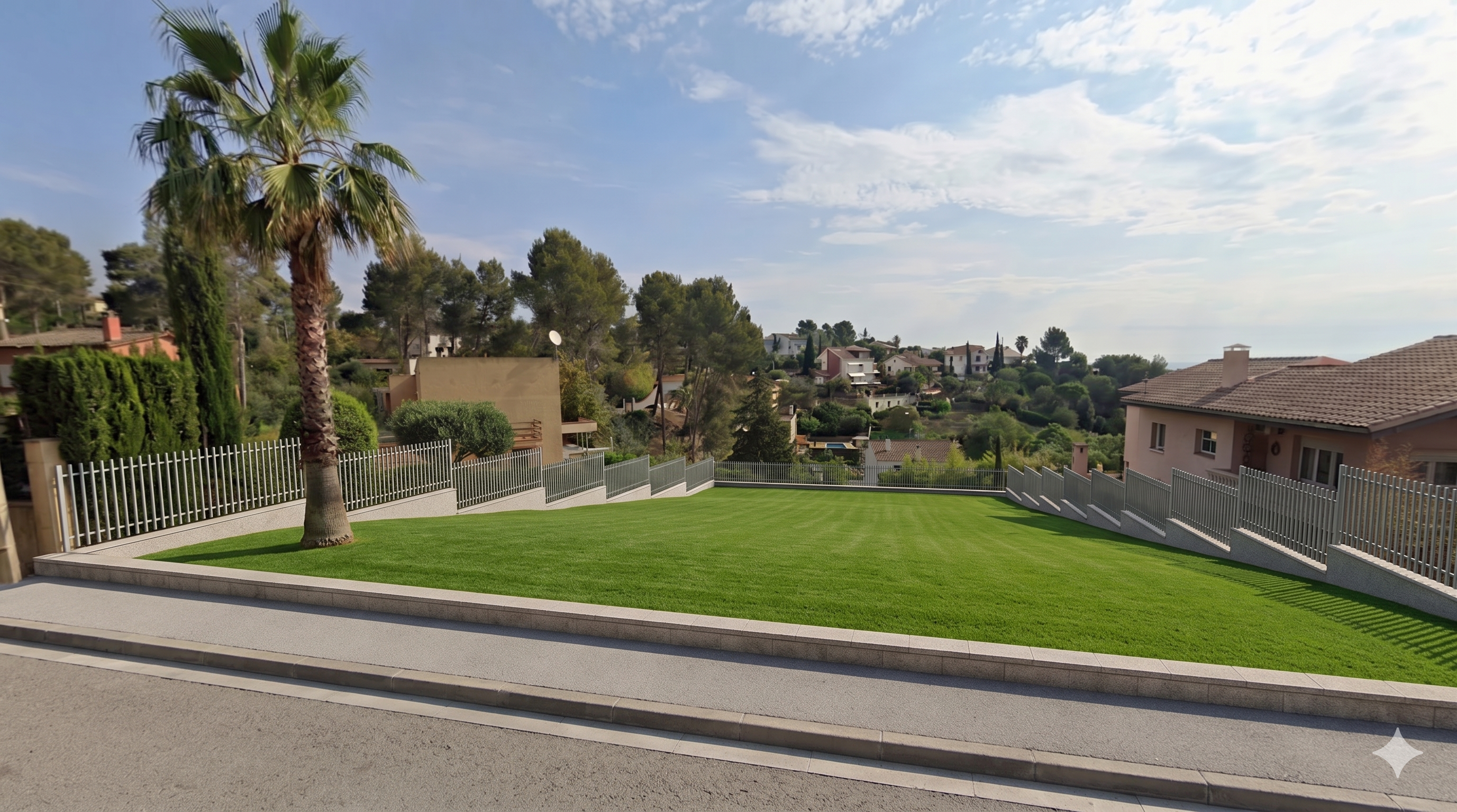 Spectacular plot with panoramic sunset views