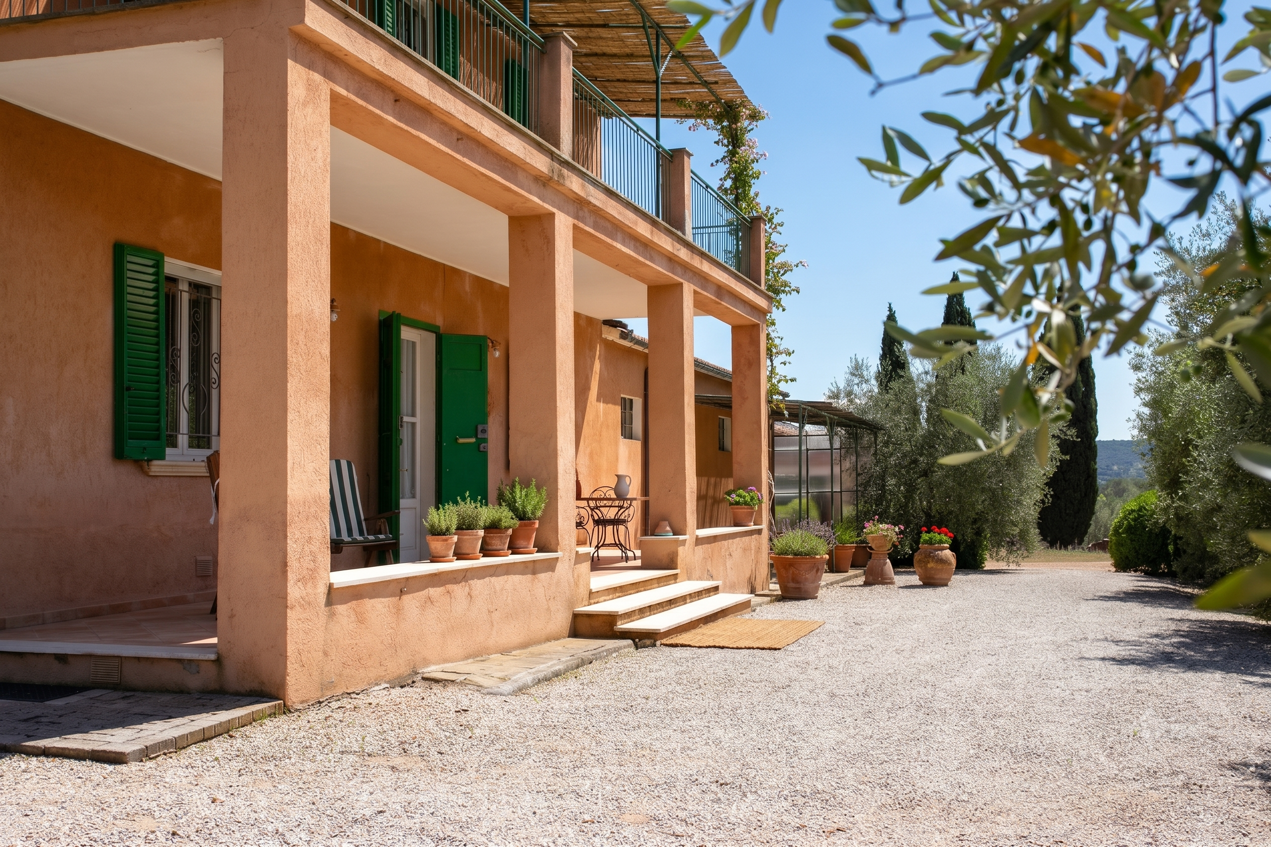 Exclusive Tuscan Estate with 18 Hectares, Olive Grove and Panoramic Hill Views
