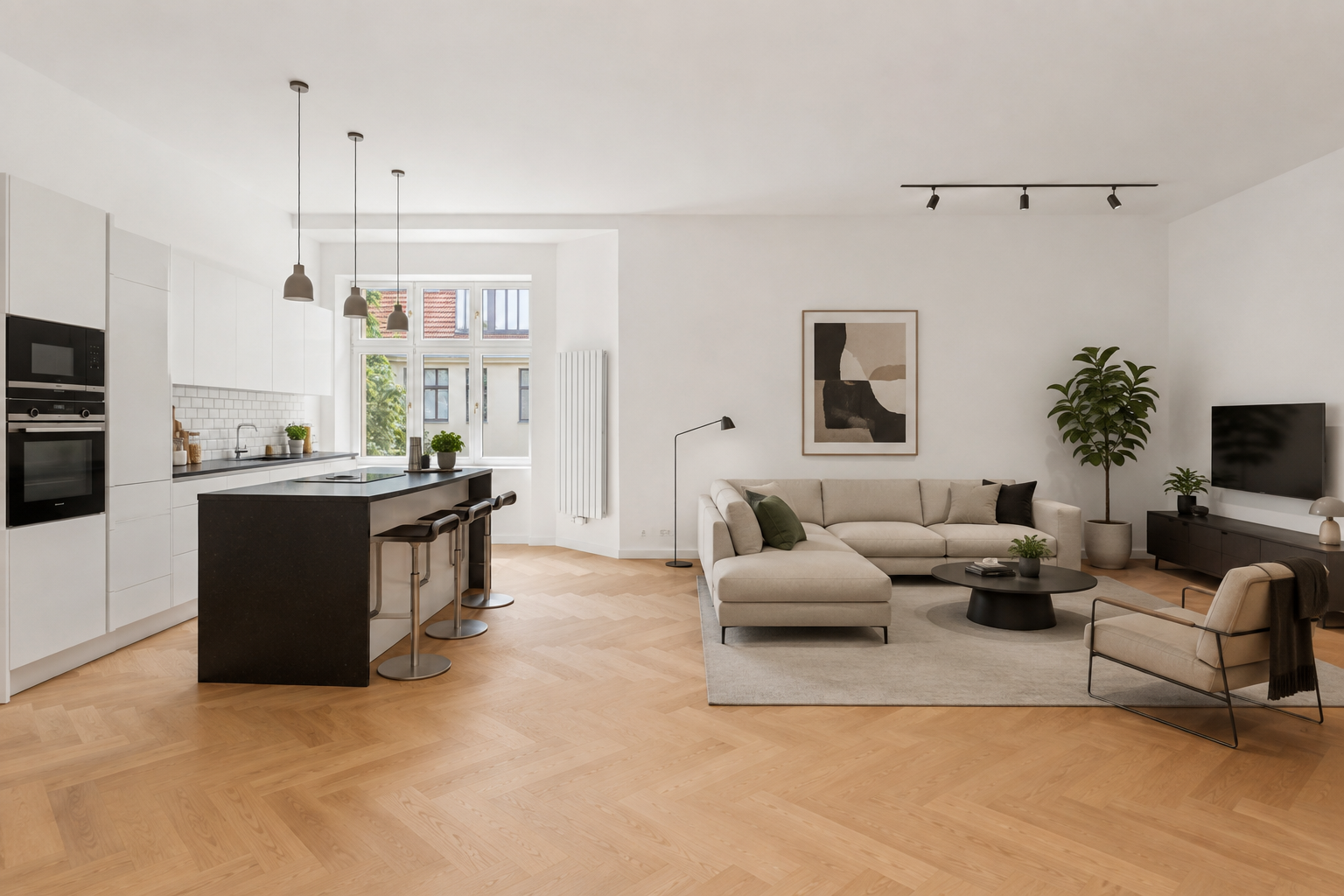 Elegante Altbauwohnung nahe dem Tauentzien in Berlin –  Bestlage City-West [AI-modified]