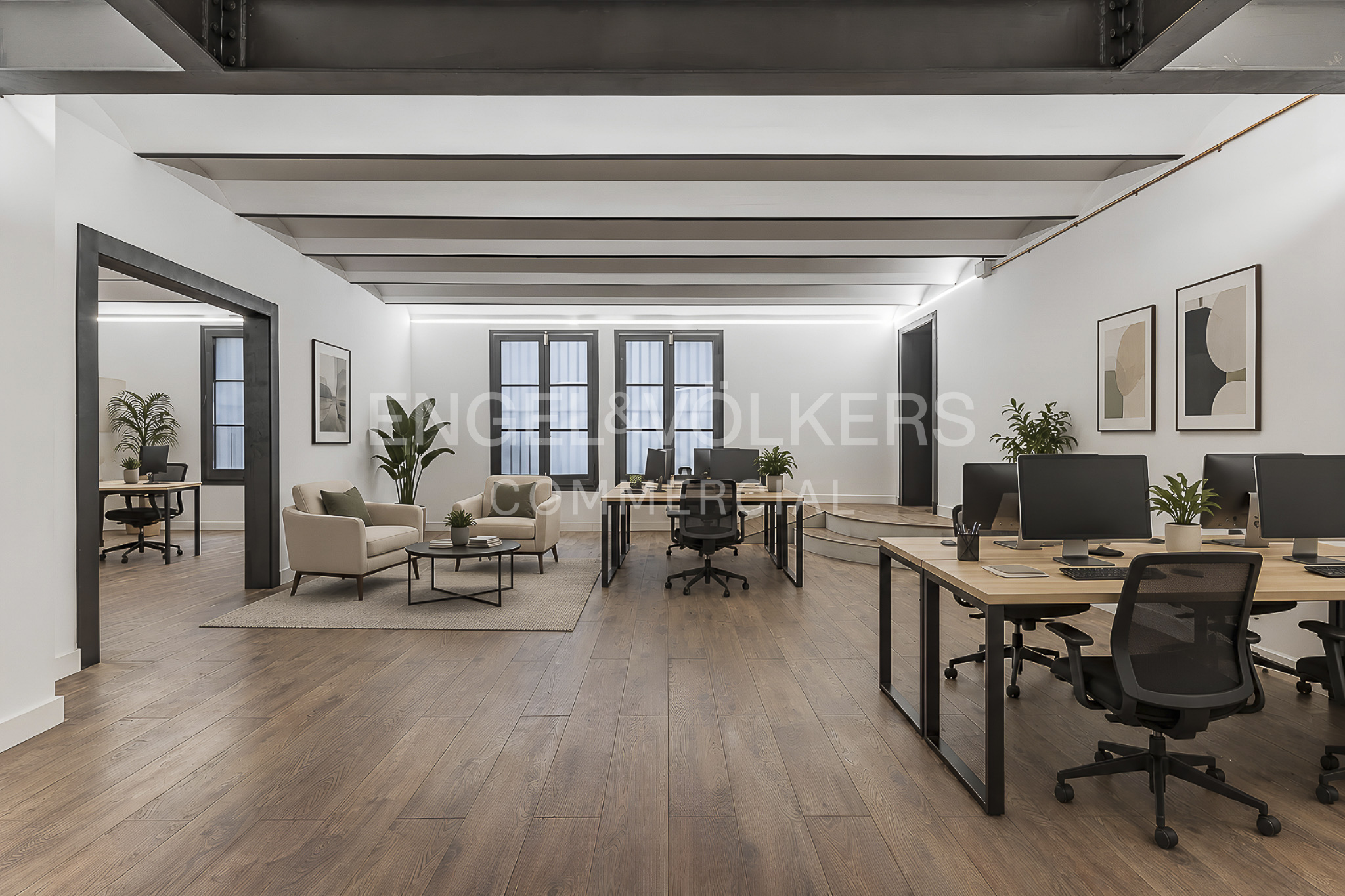 Oficina de diseño a estrenar en finca regia en Gran de Gràcia