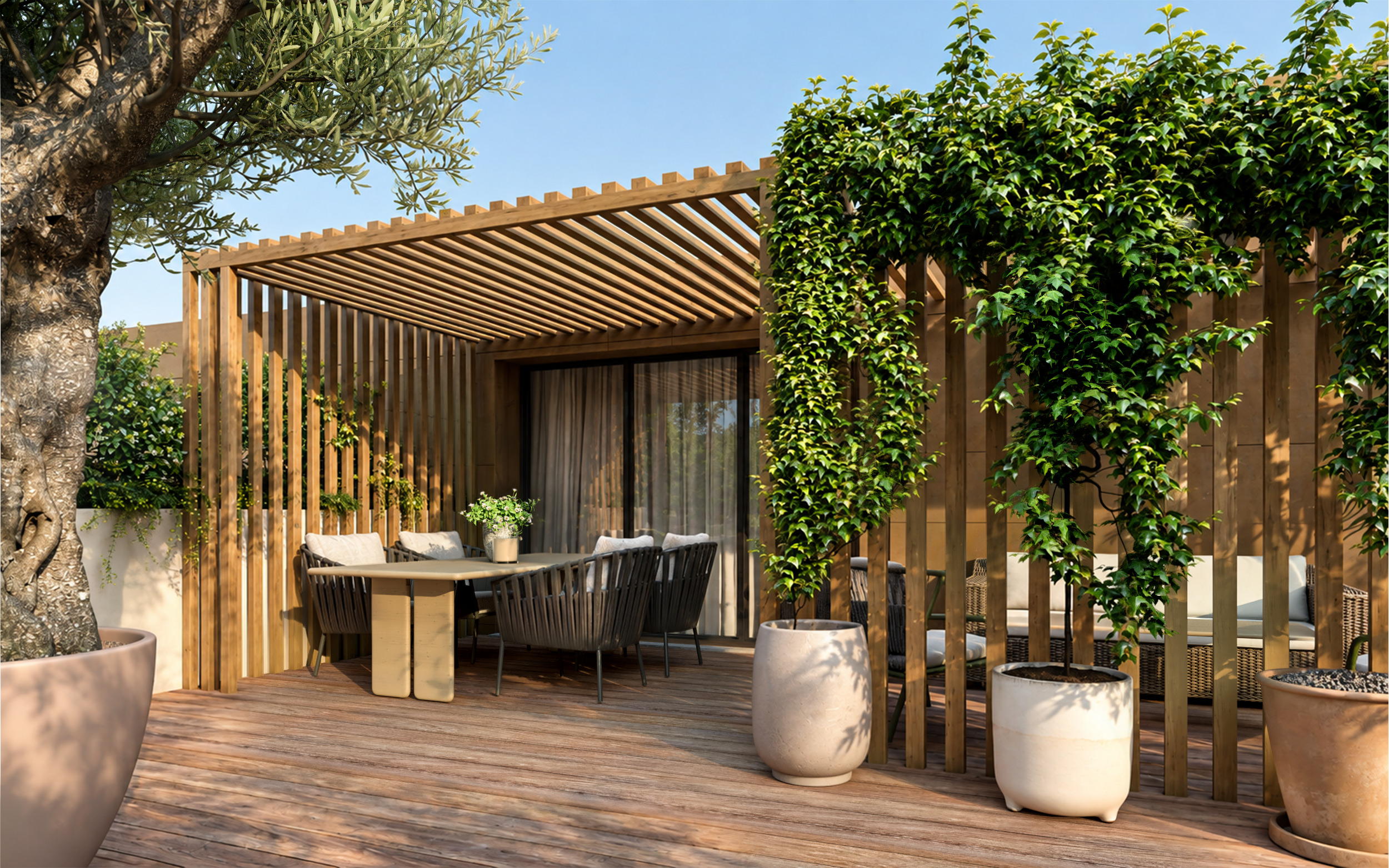 Newly built duplex with panoramic terrace