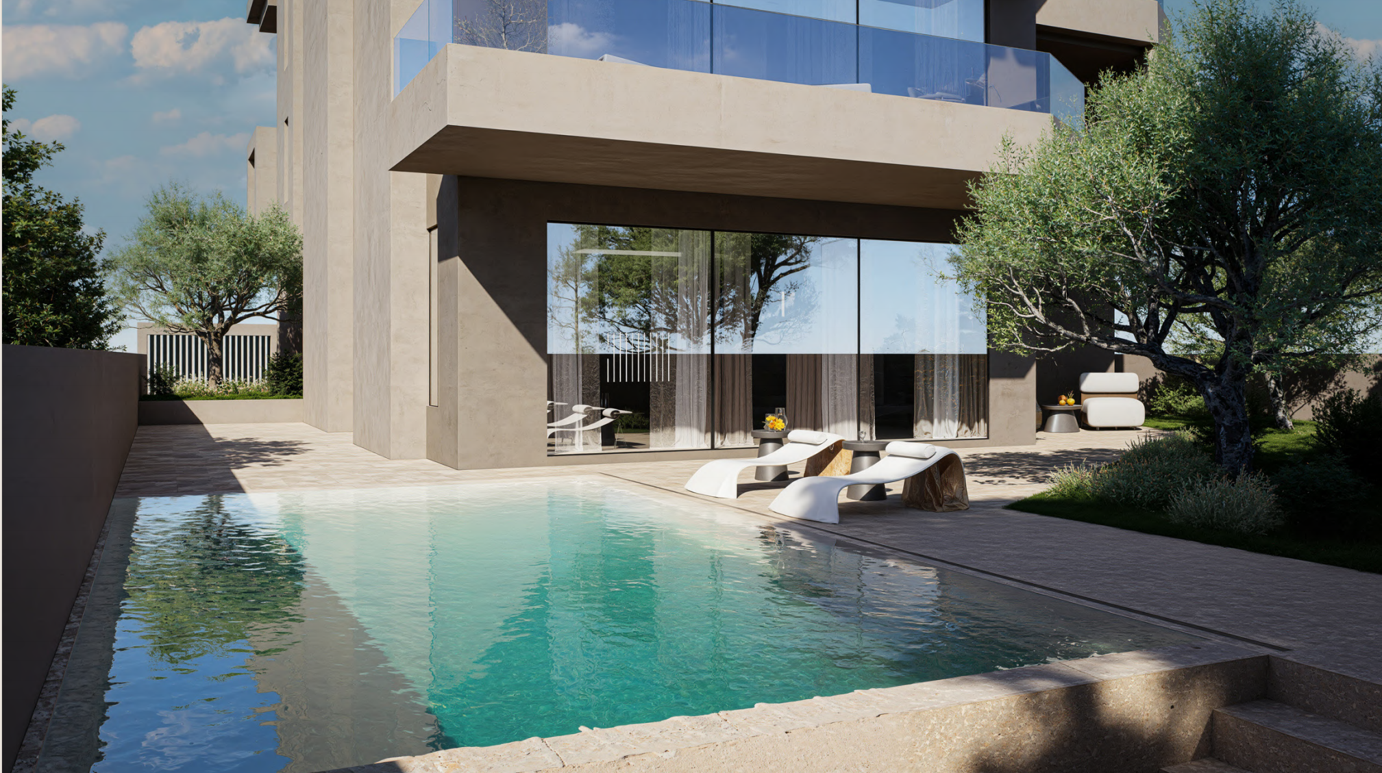 Coastal elegance maisonette with garden