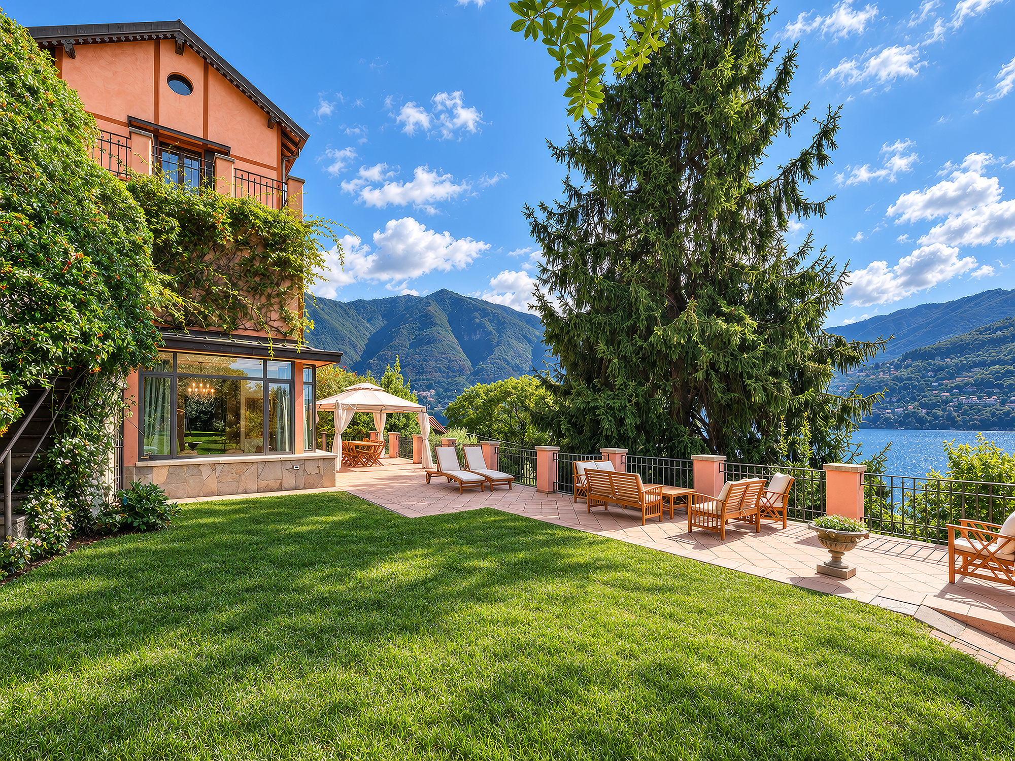 Historische Villa mit Charme und atemberaubendem Blick auf den Comer See