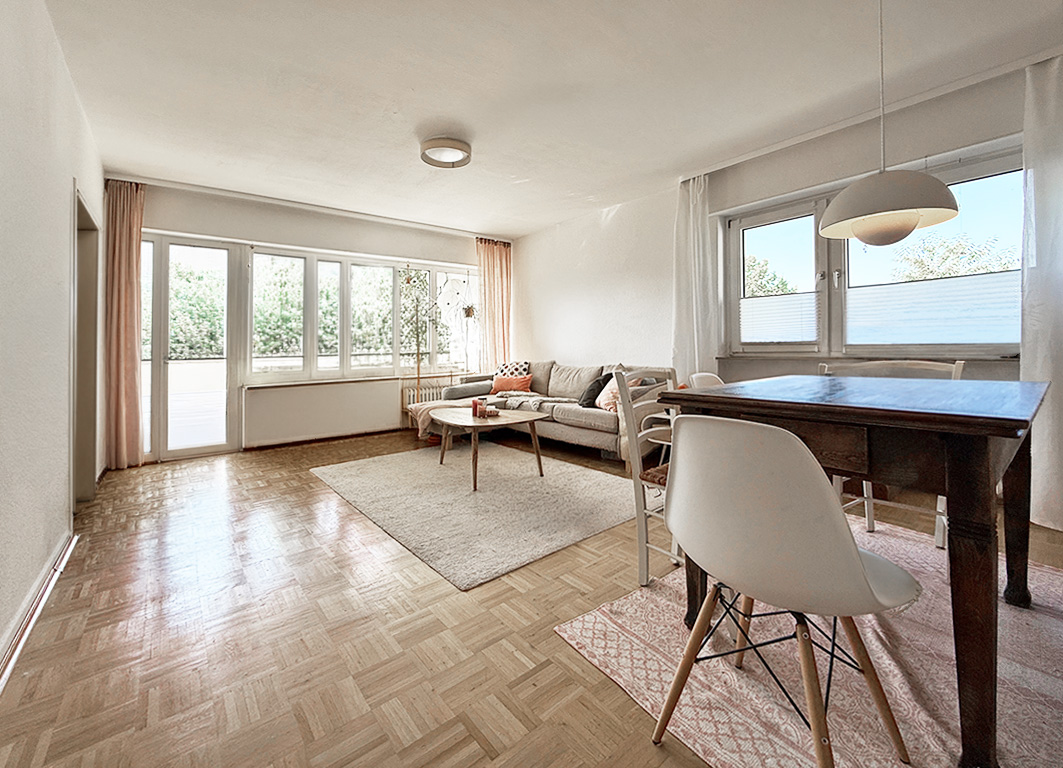 Exklusive Lage in Gießen: Stilvolle Zwei-Zimmer-Wohnung mit Balkon