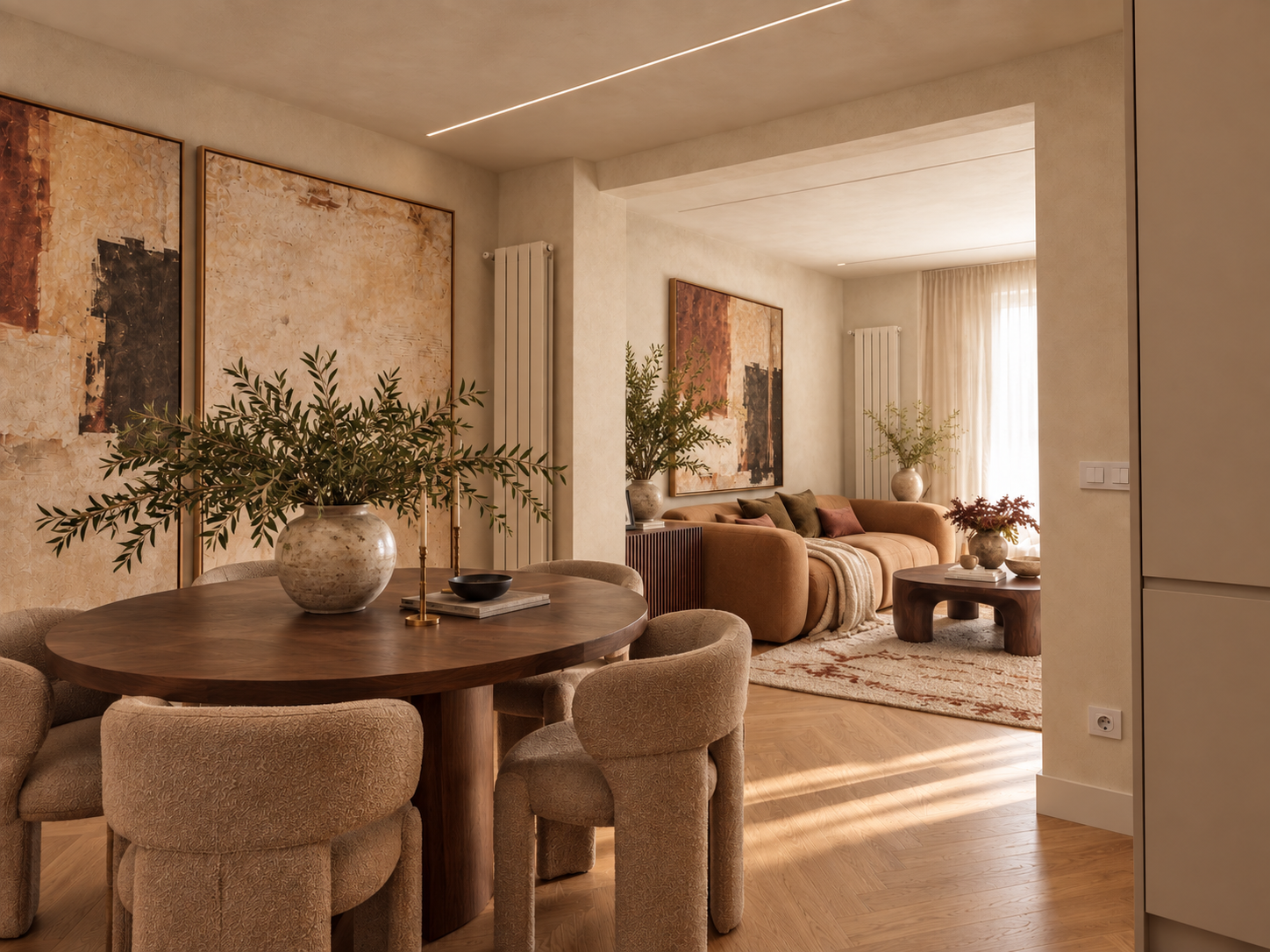 Exclusive exterior apartment with three balconies in a classic building in Recoletos.