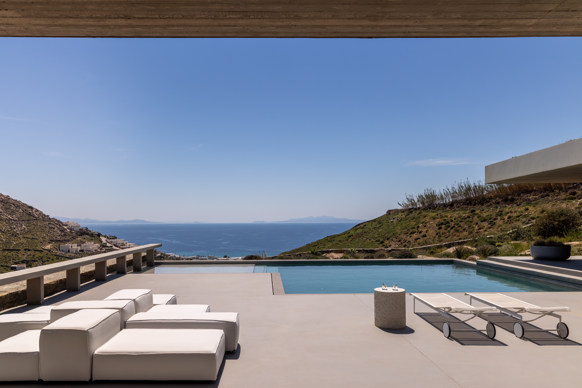 Iconic villa handcrafted by famous designer in Elia, Mykonos