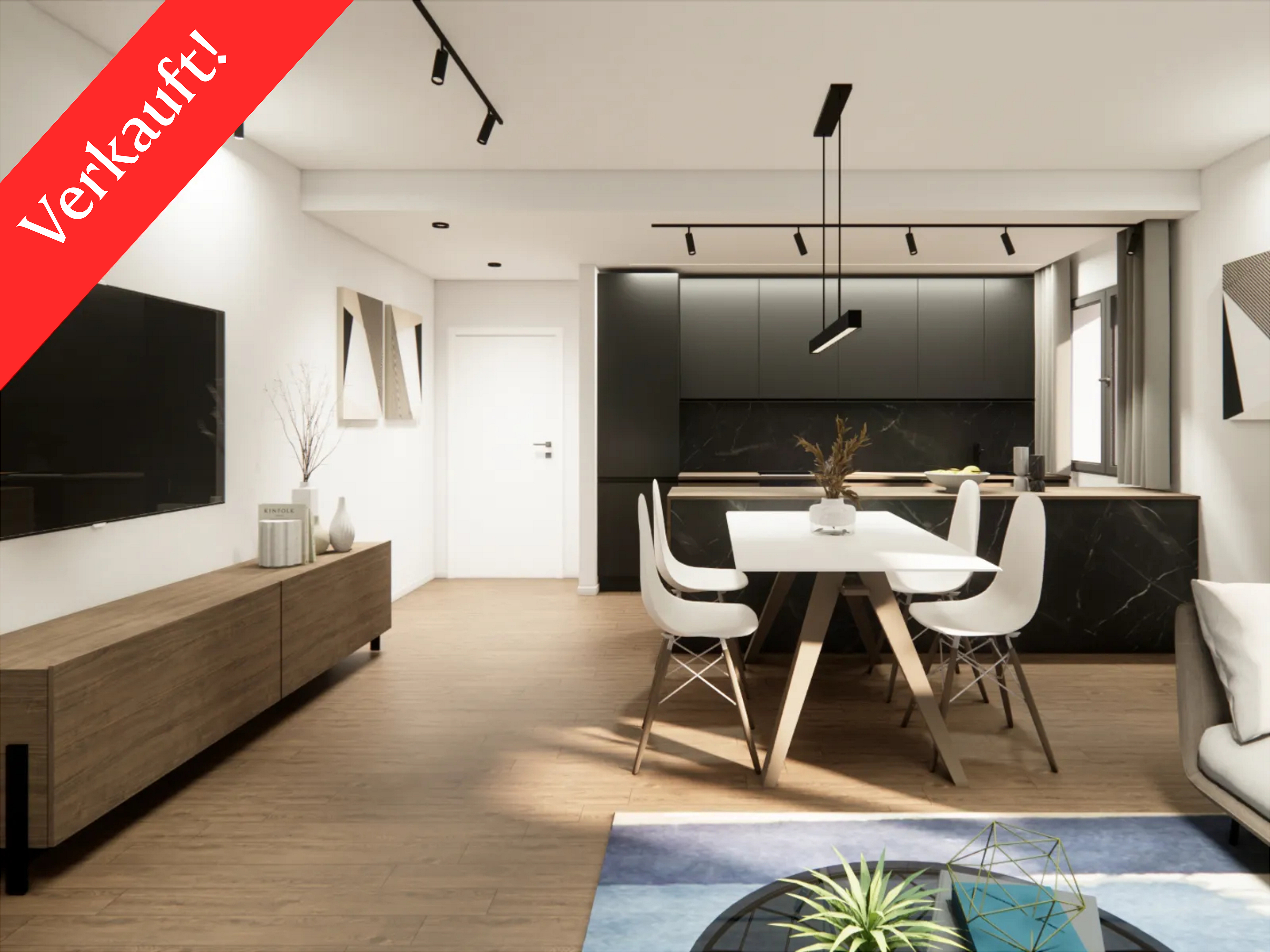 Pentling: Wohnkomfort mit Stil                                                         in einem KfW-Effizienzhaus 55                                                                         2-Zimmer-Terrassenwohnung mit Gartenanteil