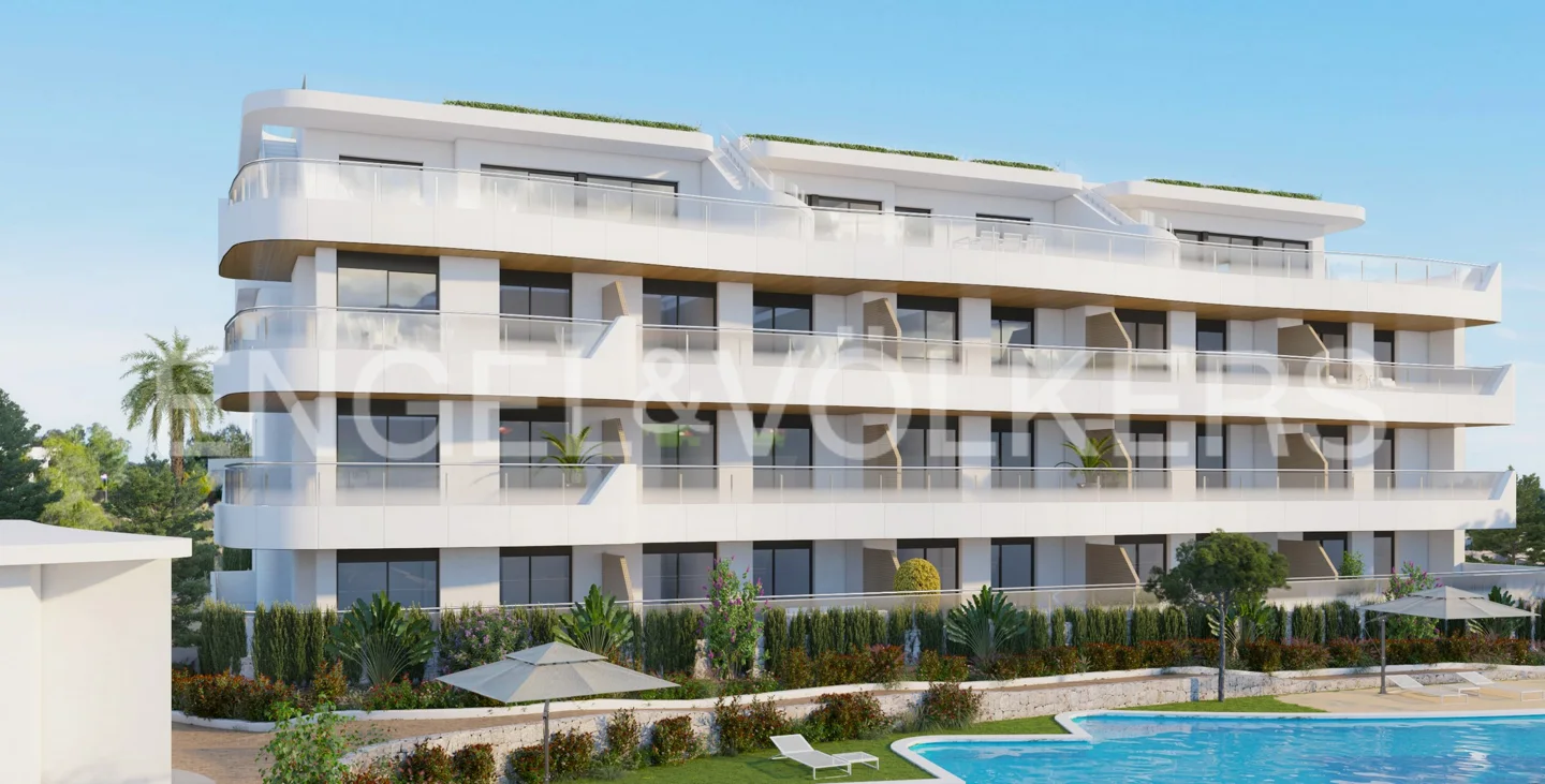 Newly built apartments in Flamenca Beach