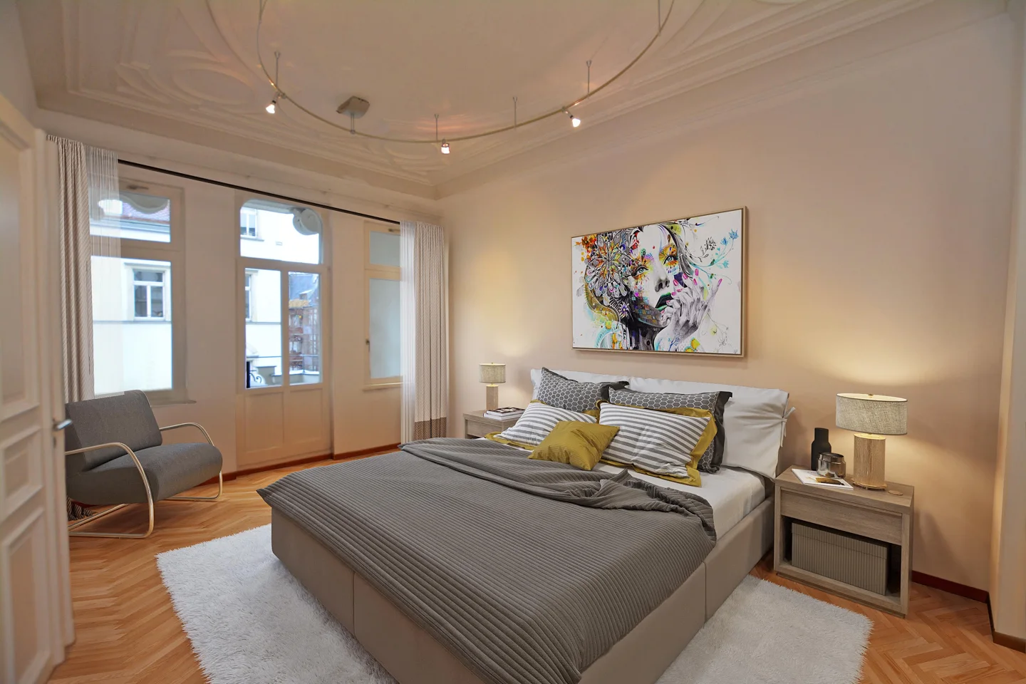 Charmantes Altbau-Juwel: Großzügige 4,5-Zimmer-Wohnung mit Stuck und zwei Balkonen im begehrten Waldstraßenviertel