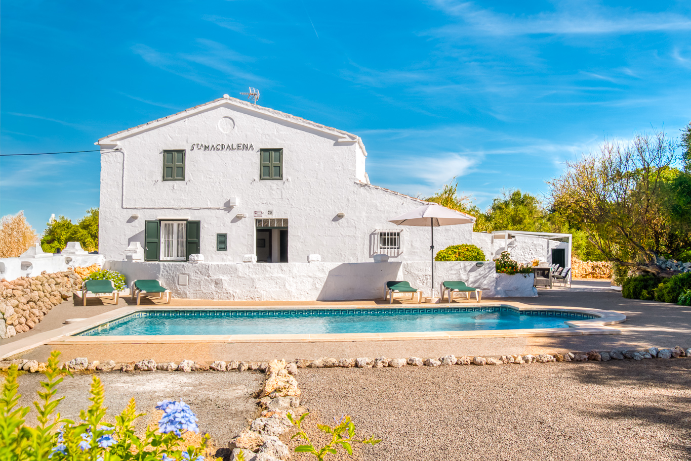 Holiday rental - Charming traditional country house with pool and complete privacy in Mahón, Menorca