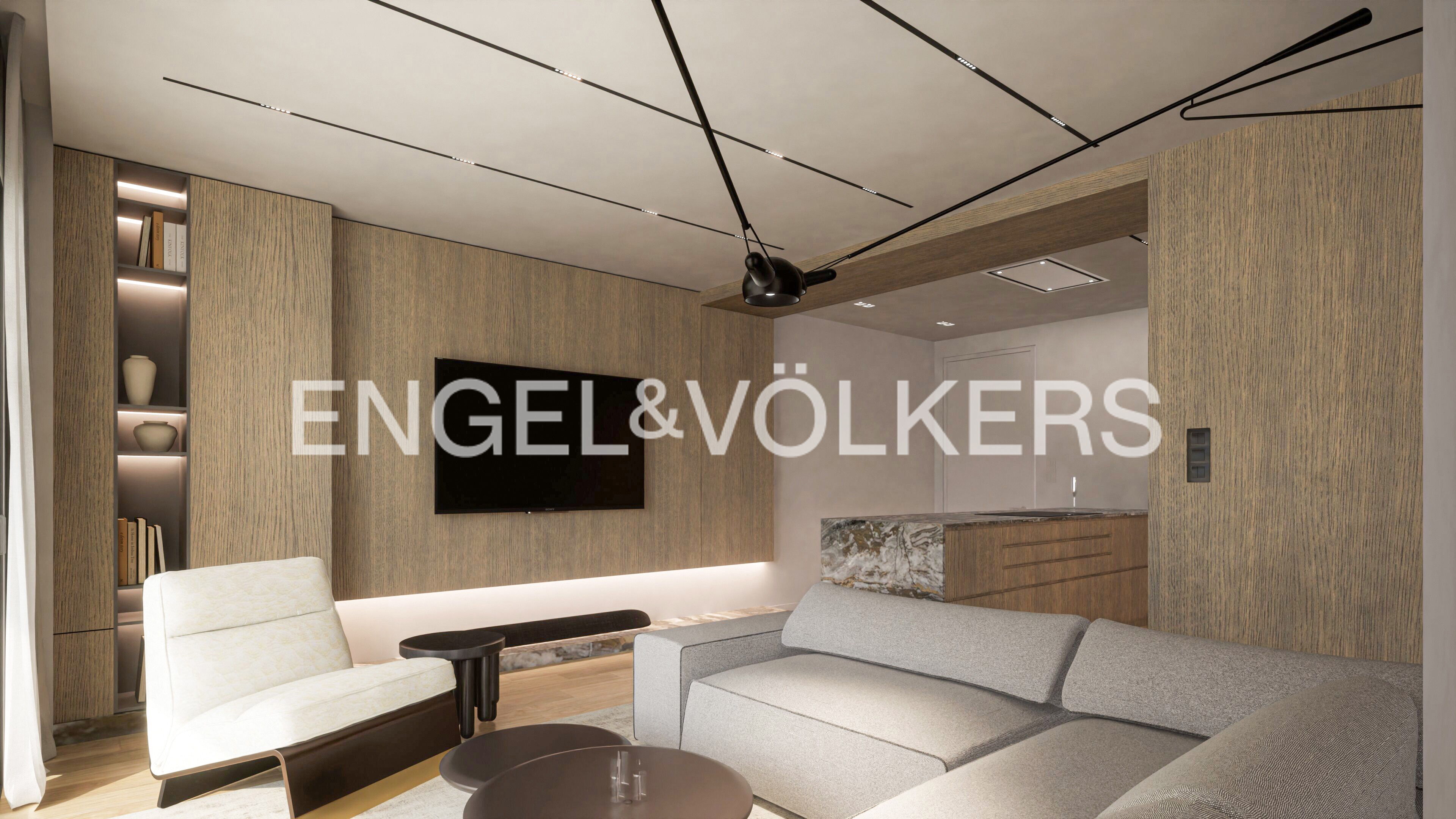 Minimal 1st Floor Apartment in Golf with Sea Views