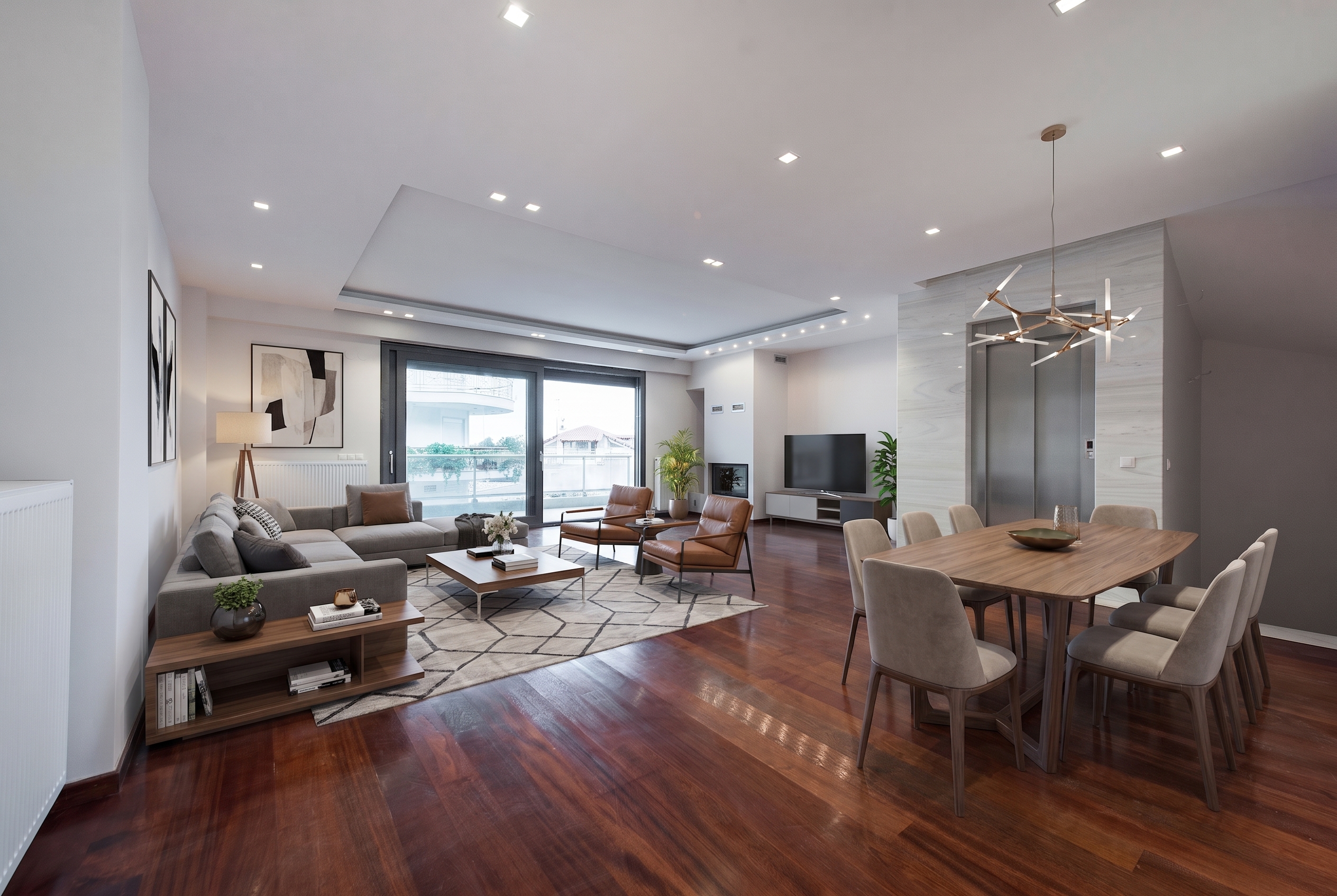 Luxurious maisonette with panoramic view in Sykies
