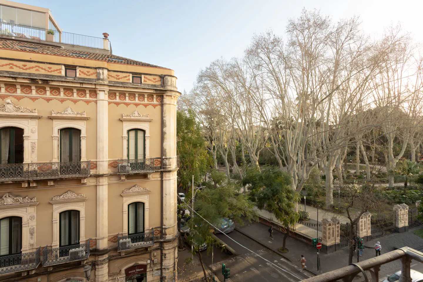 View over Villa Bellini