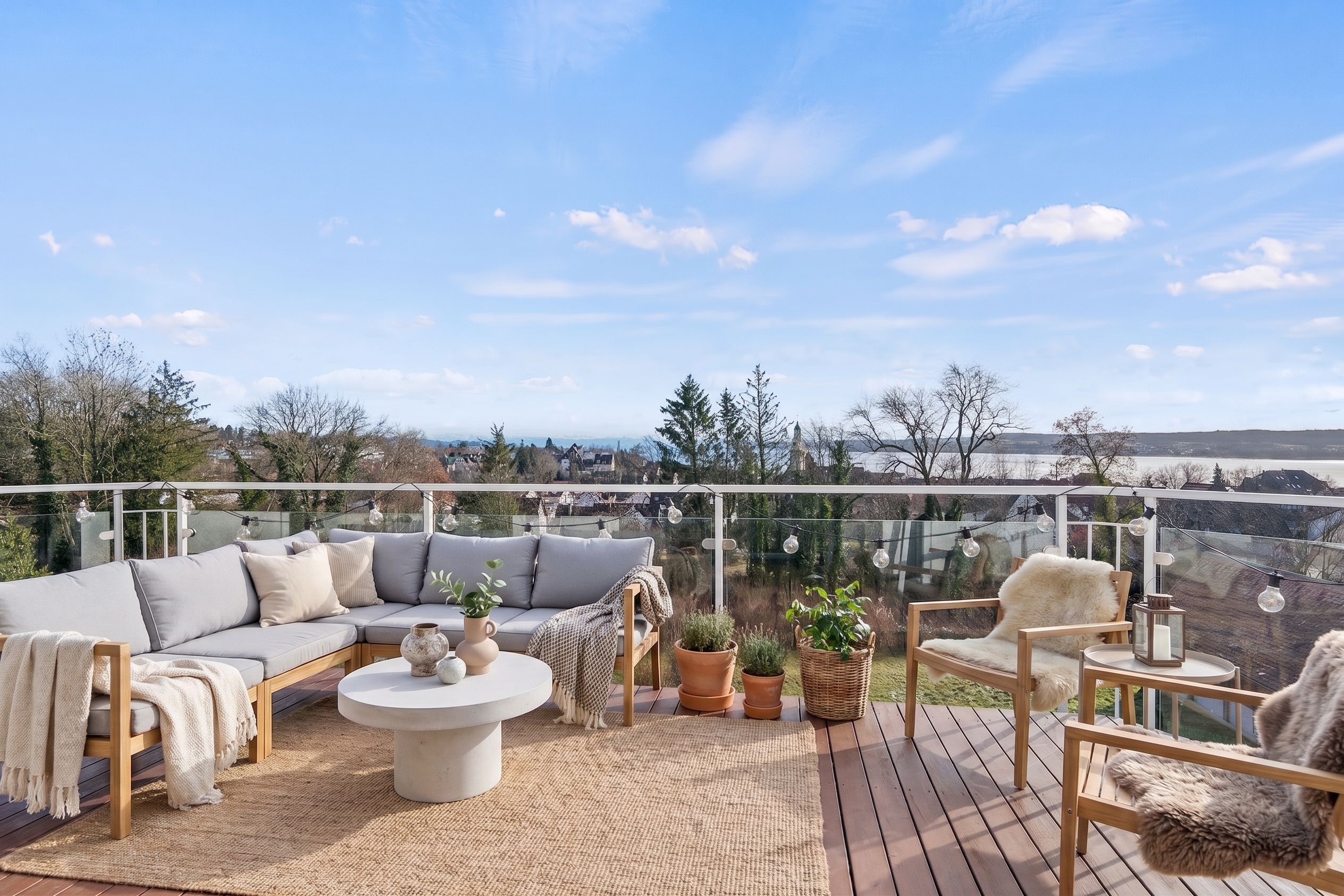 Helle sanierte Maisonette-Wohnung mit Weitblick