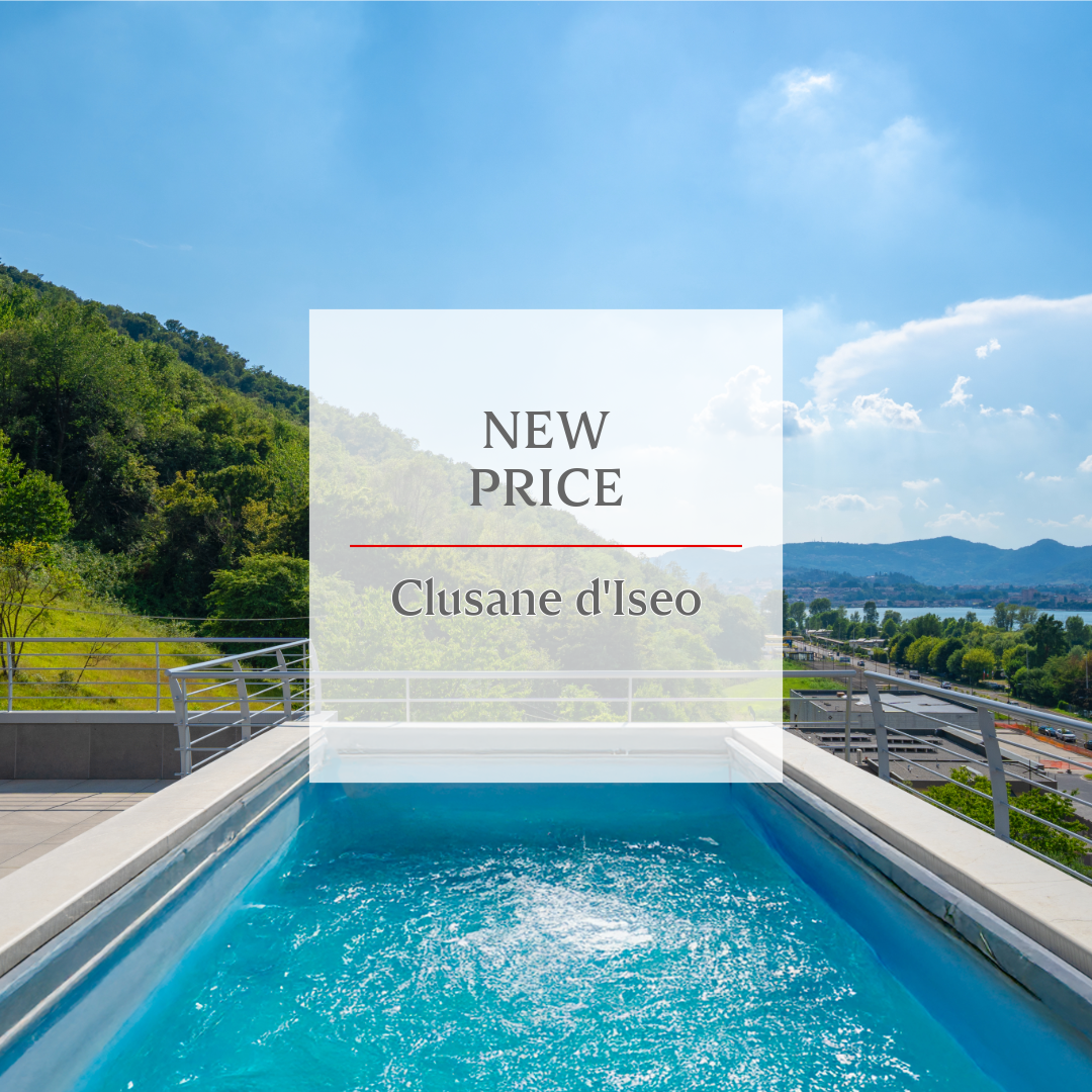 Nuovo attico con vista lago e piscina a Clusane d'Iseo