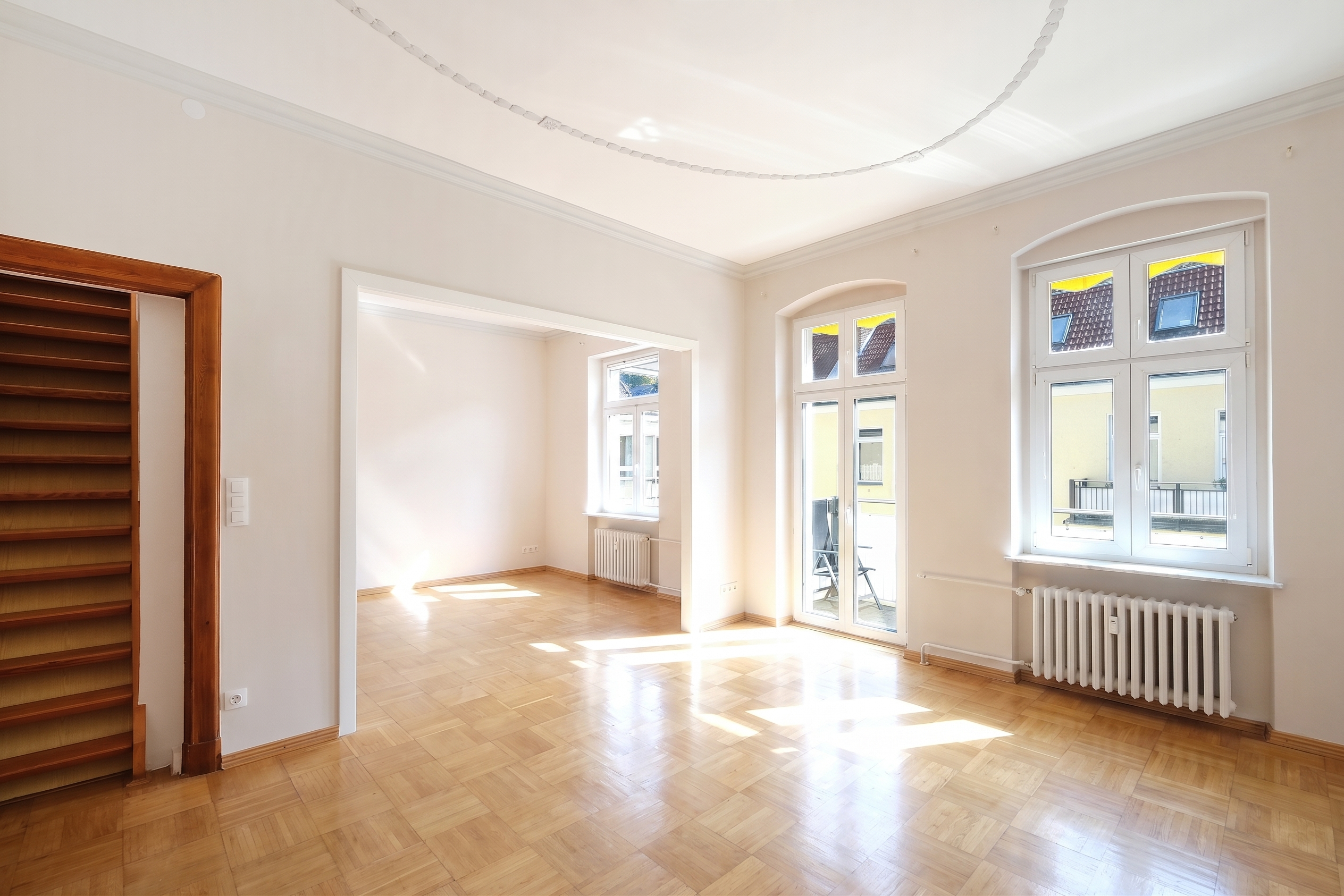 Stilvolle Maisonette mit Galerieebene und Süd-Balkon direkt am Heidelberger Platz
