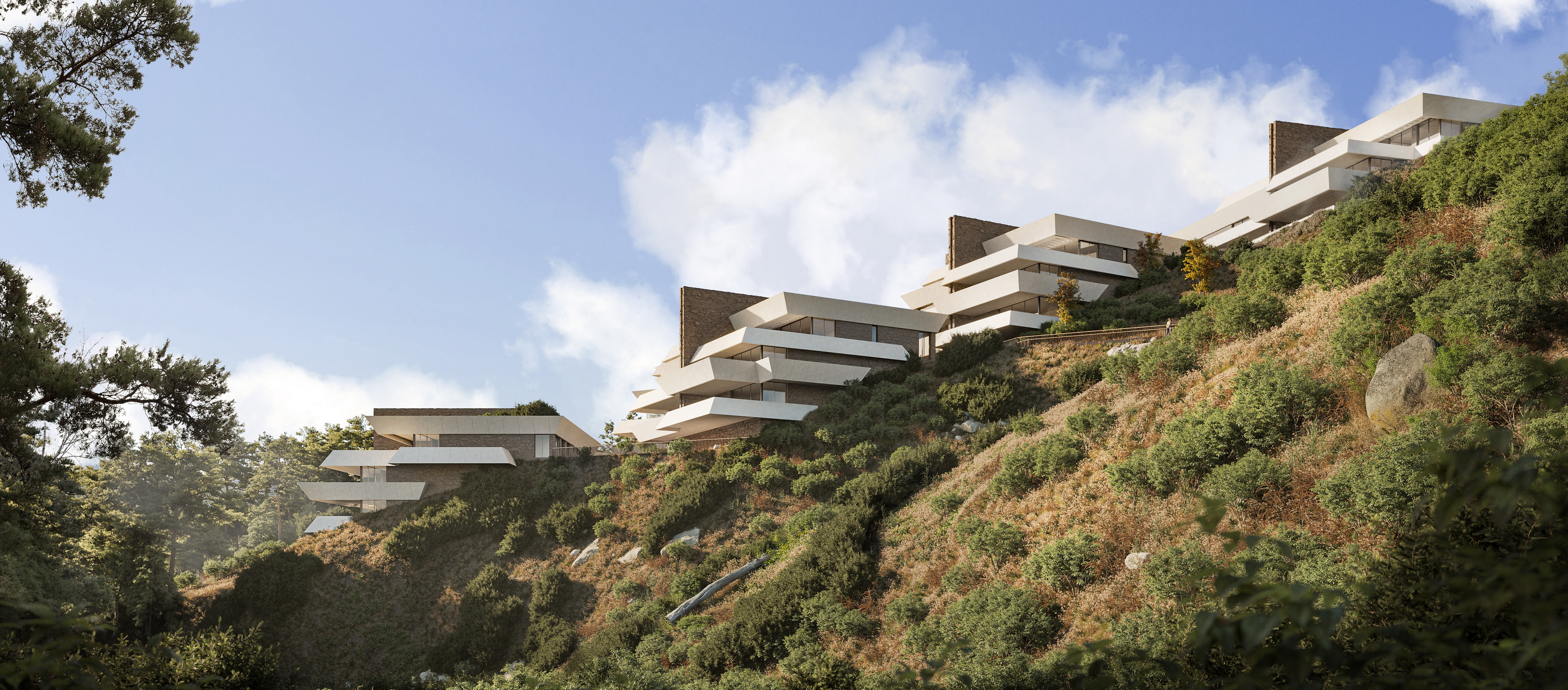 Luxury residences in new development