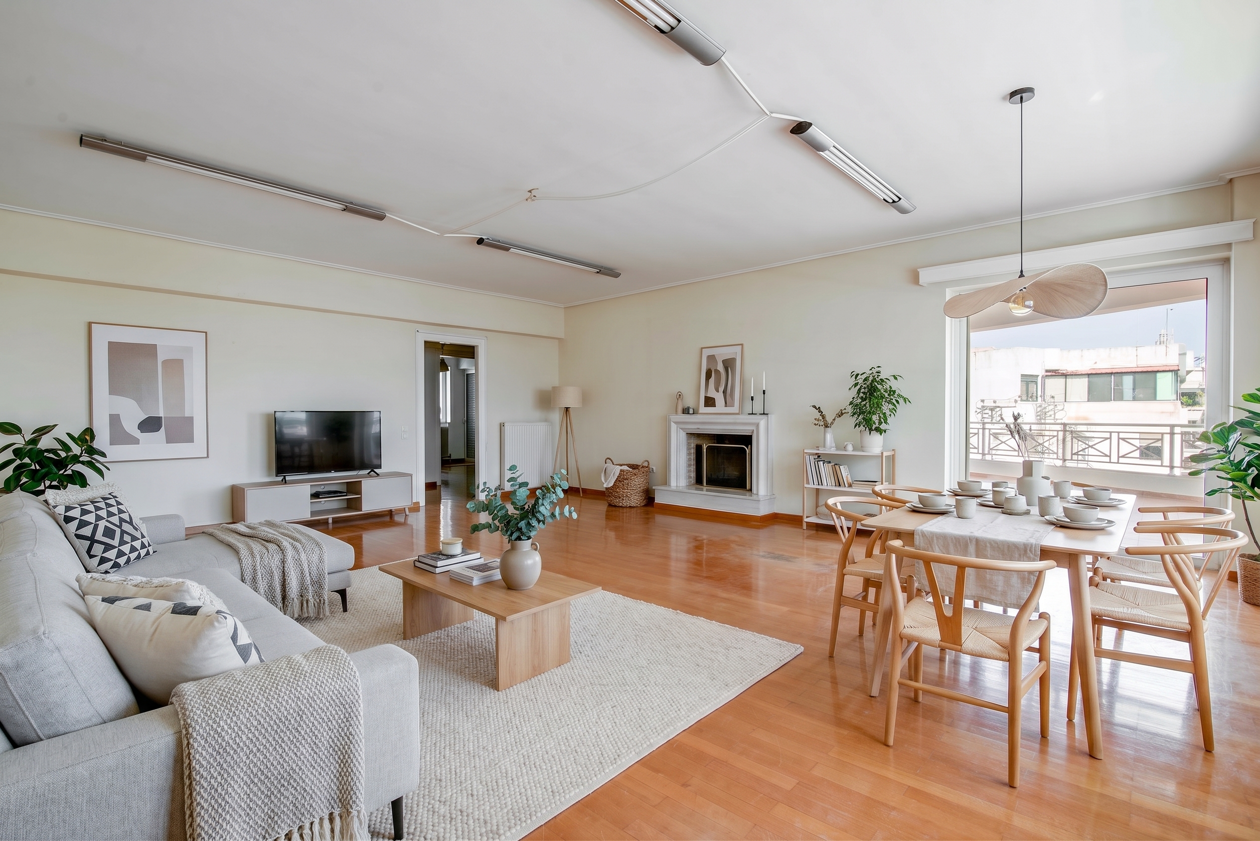 Spacious family apartment in Palaio Faliro [AI-modified]