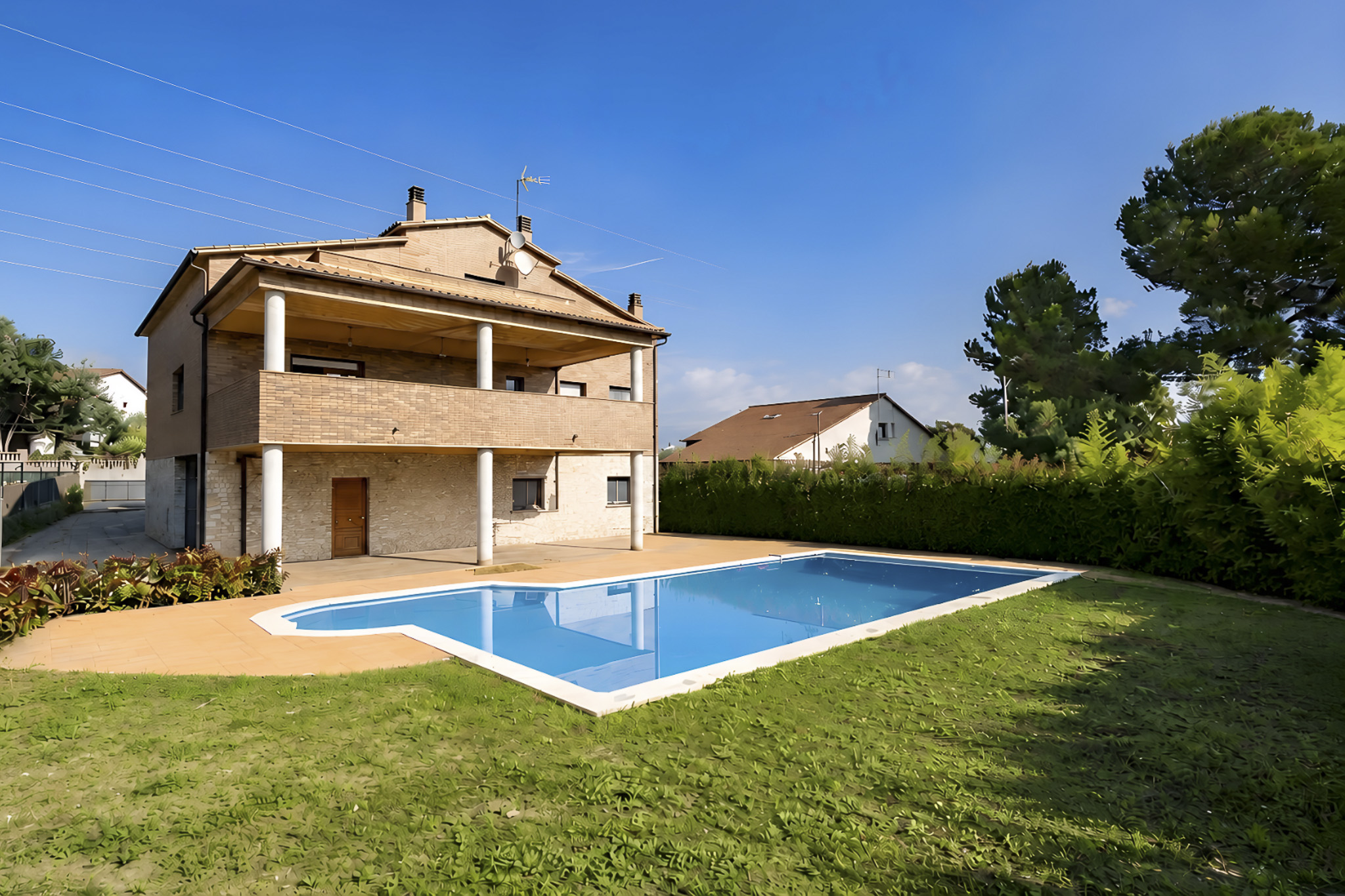 Exclusive designer villa with views of Montserrat in Can Mas, Piera [AI-modified]