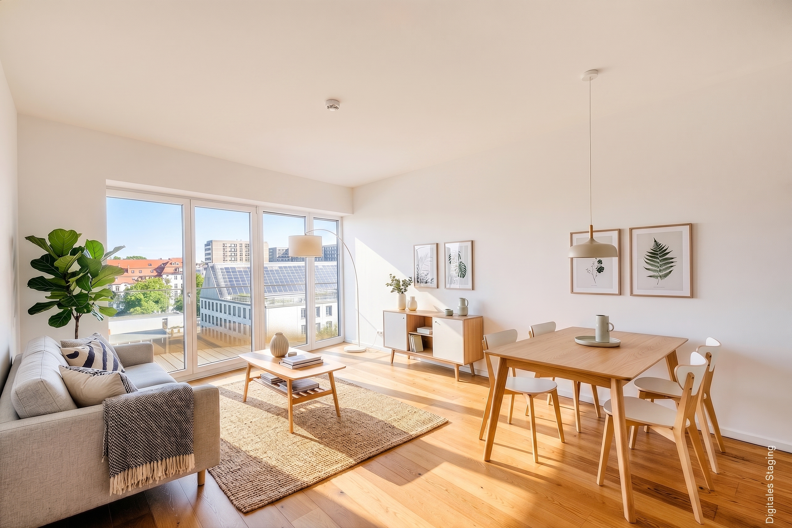 Modern elegance with panoramic backdrop and concierge at the Art Campus