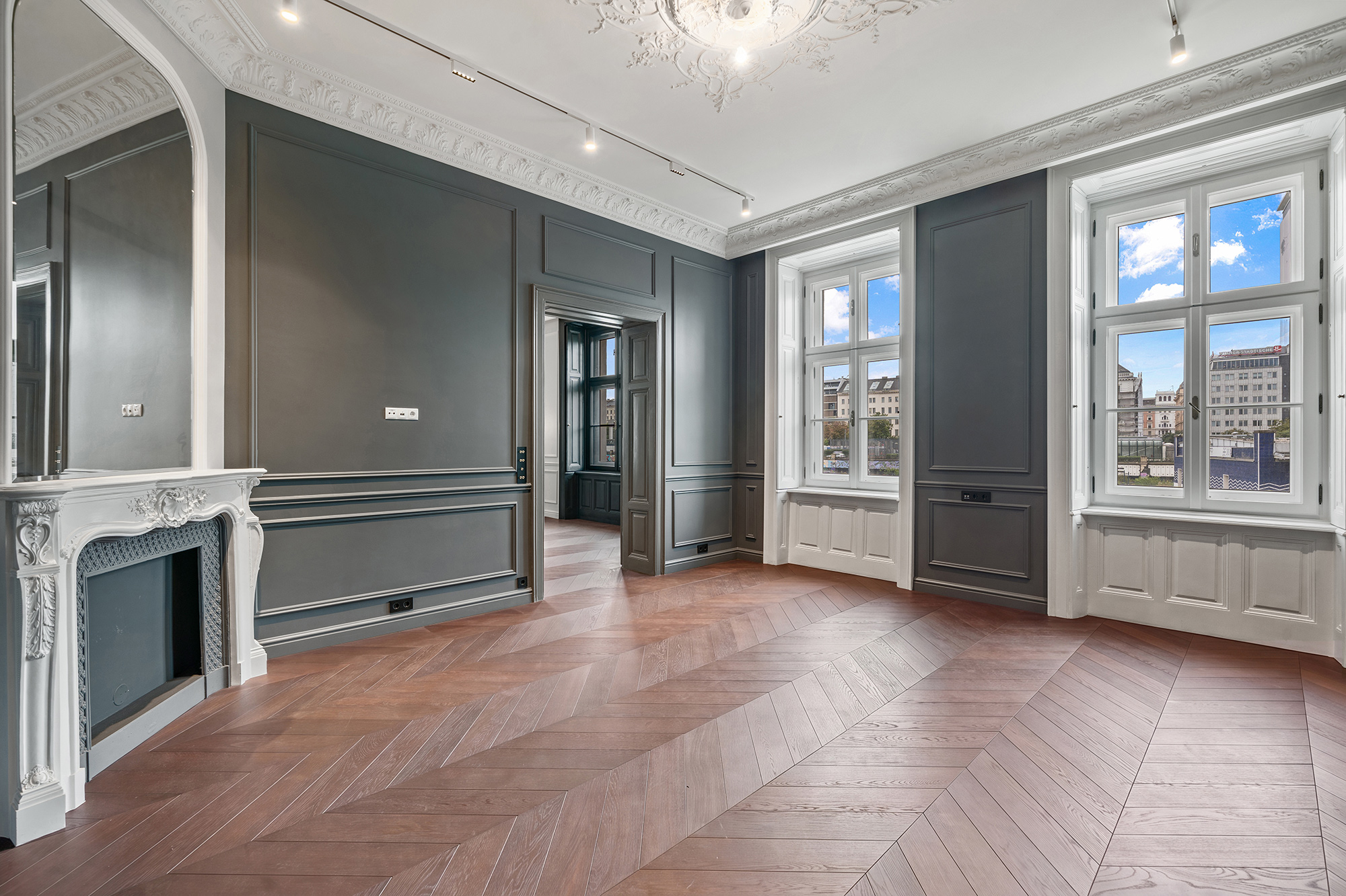 Timeless elegance overlooking the Danube Canal, stylish 3-room period apartment, first occupancy