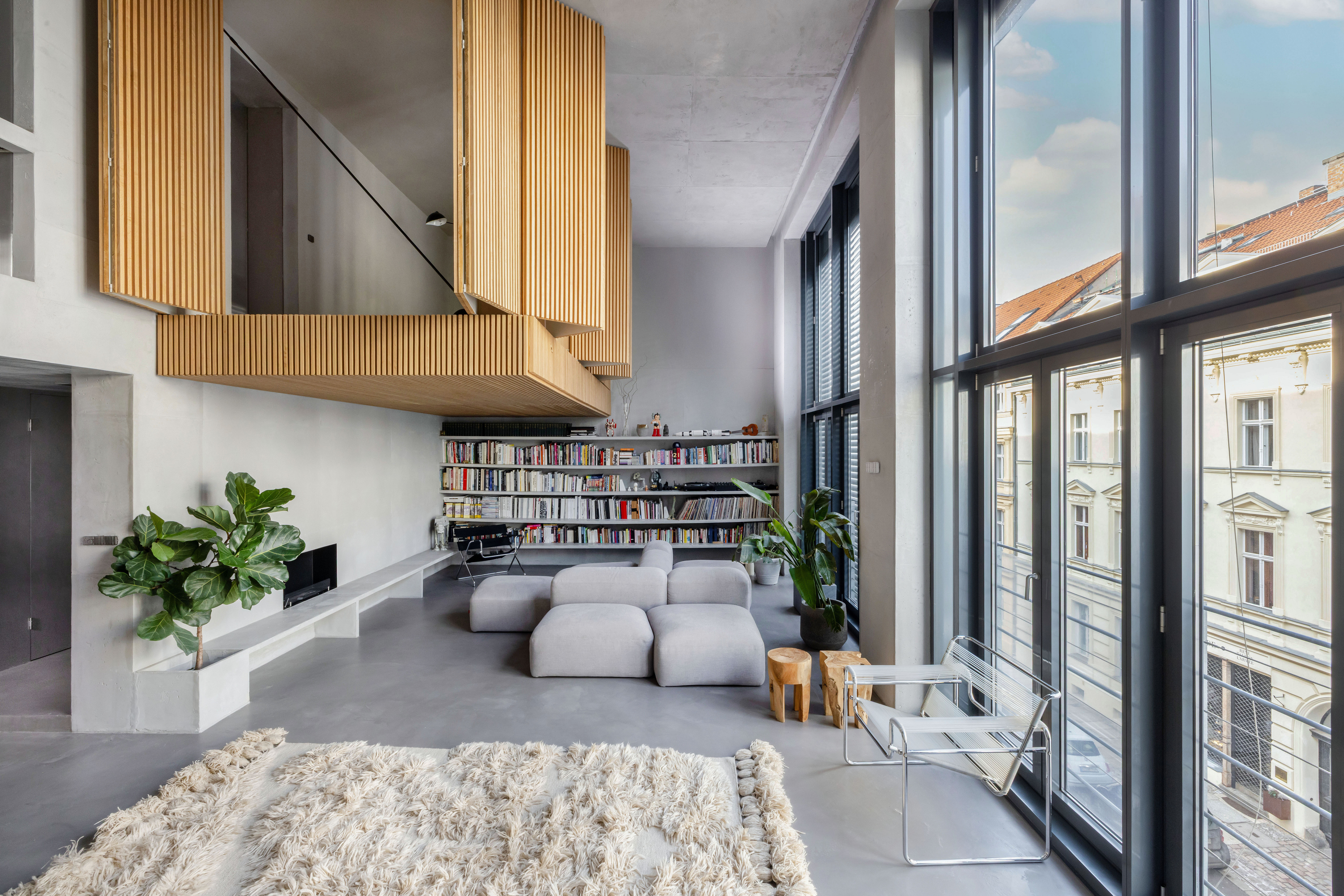 Architecture in sculptural clarity – A loft as a spatial work of art