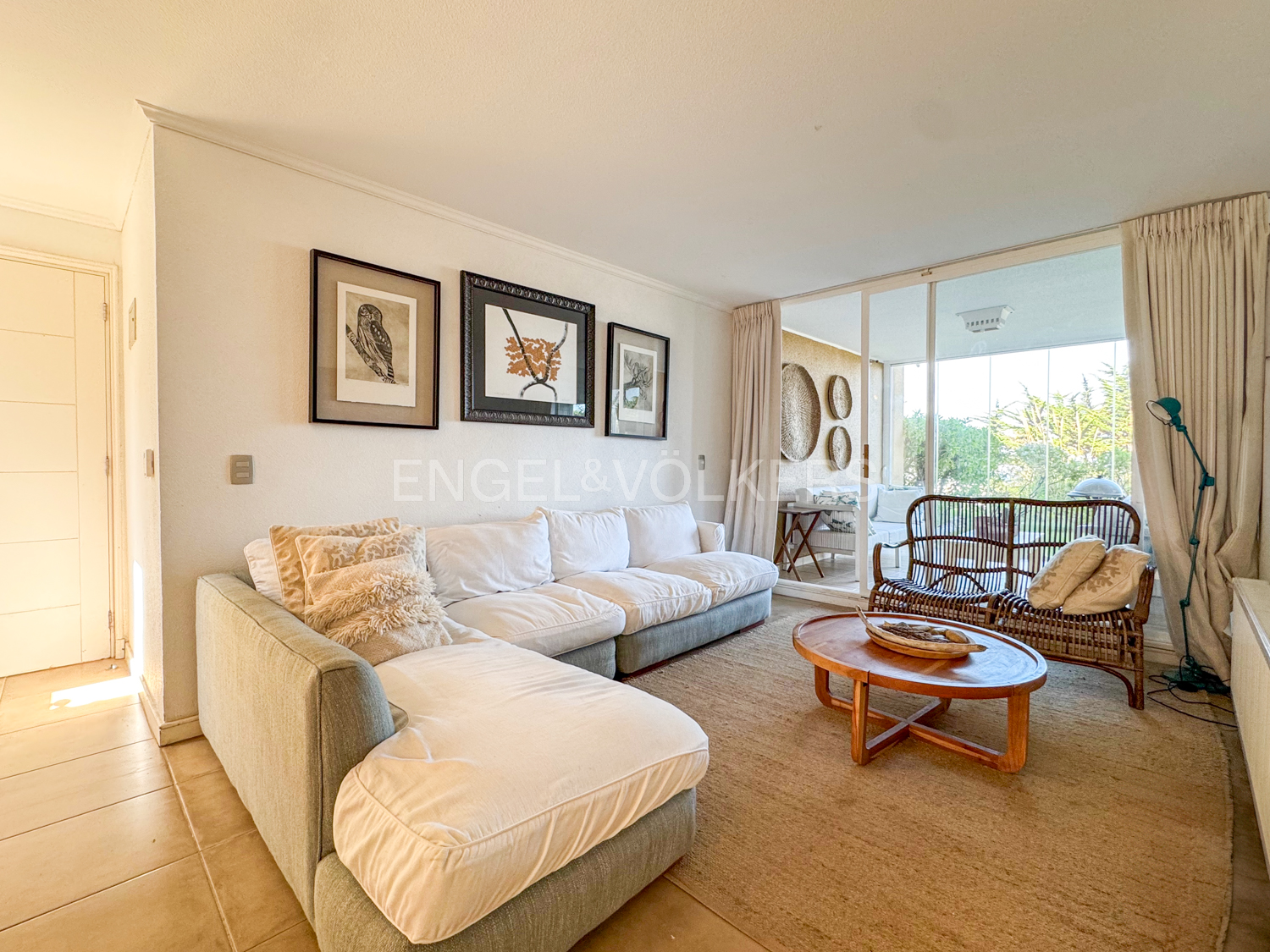 Venta lindo departamento con jardín en Pinares de Cachagua