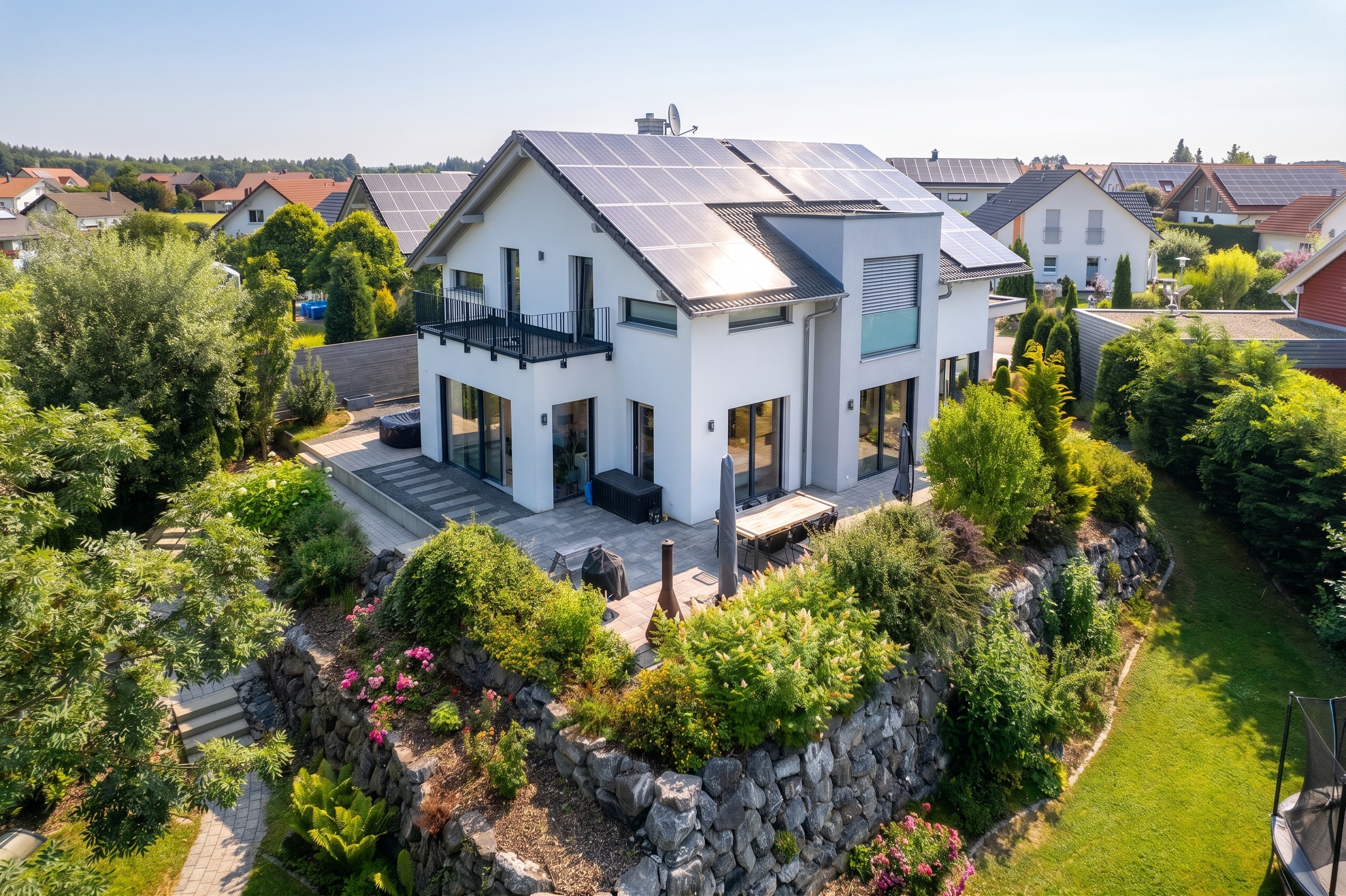 Exklusives Einfamilienhaus mit Terrasse & Garten: Eleganz trifft Komfort in Rot an der Rot!