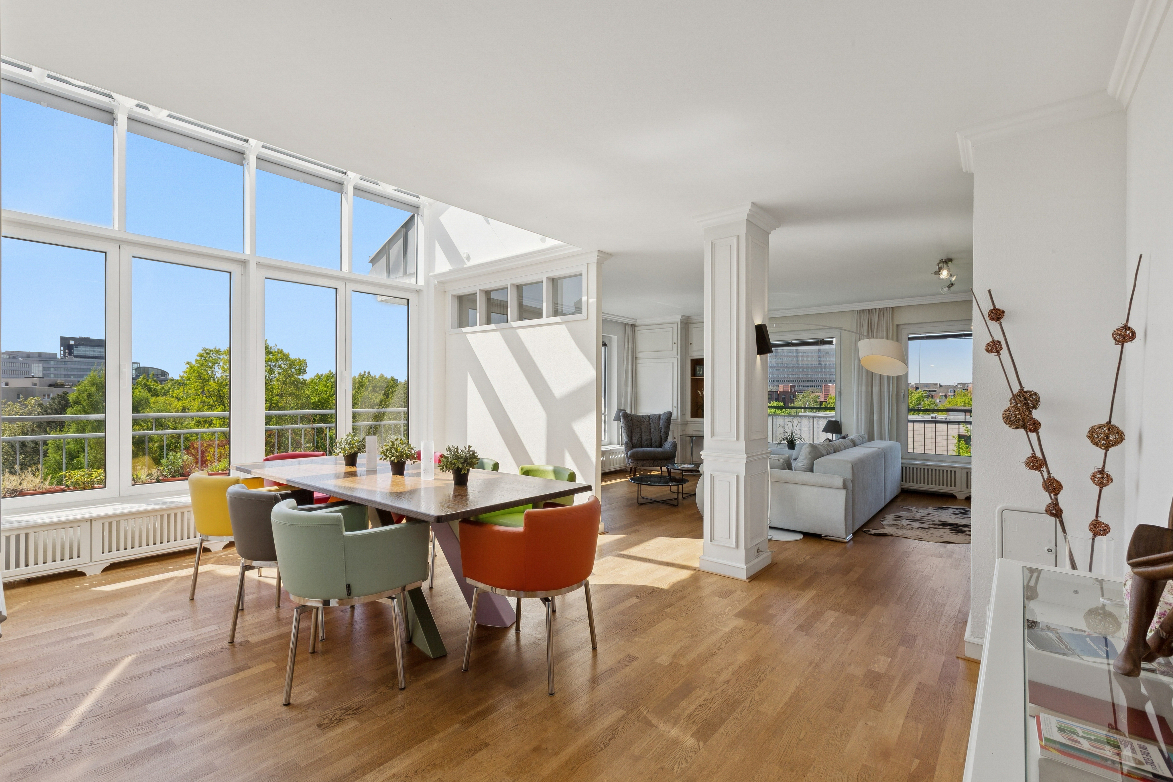 Your penthouse with panoramic views in Duesseltal