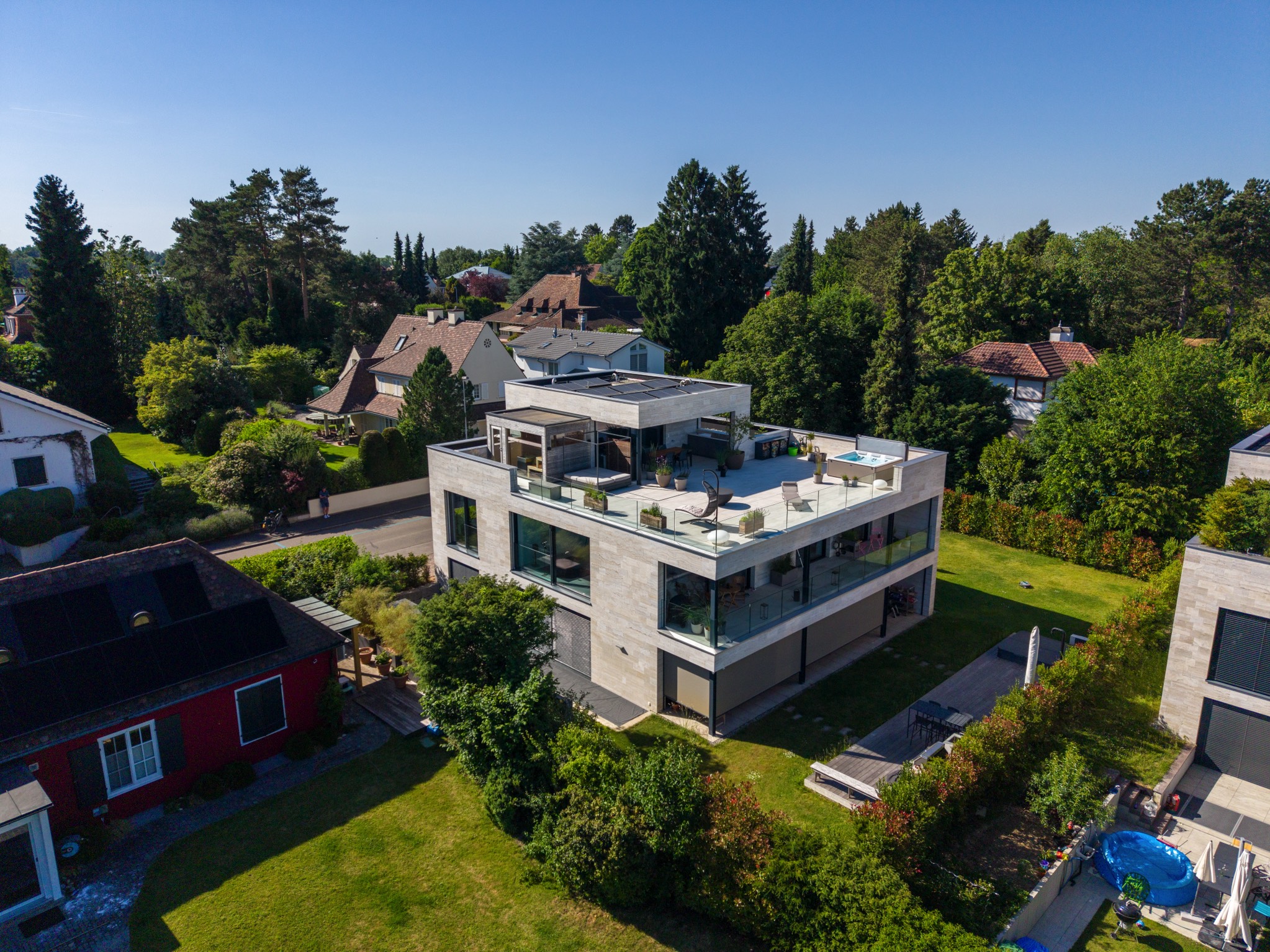 Wellness oasis with a spectacular panoramic rooftop terrace